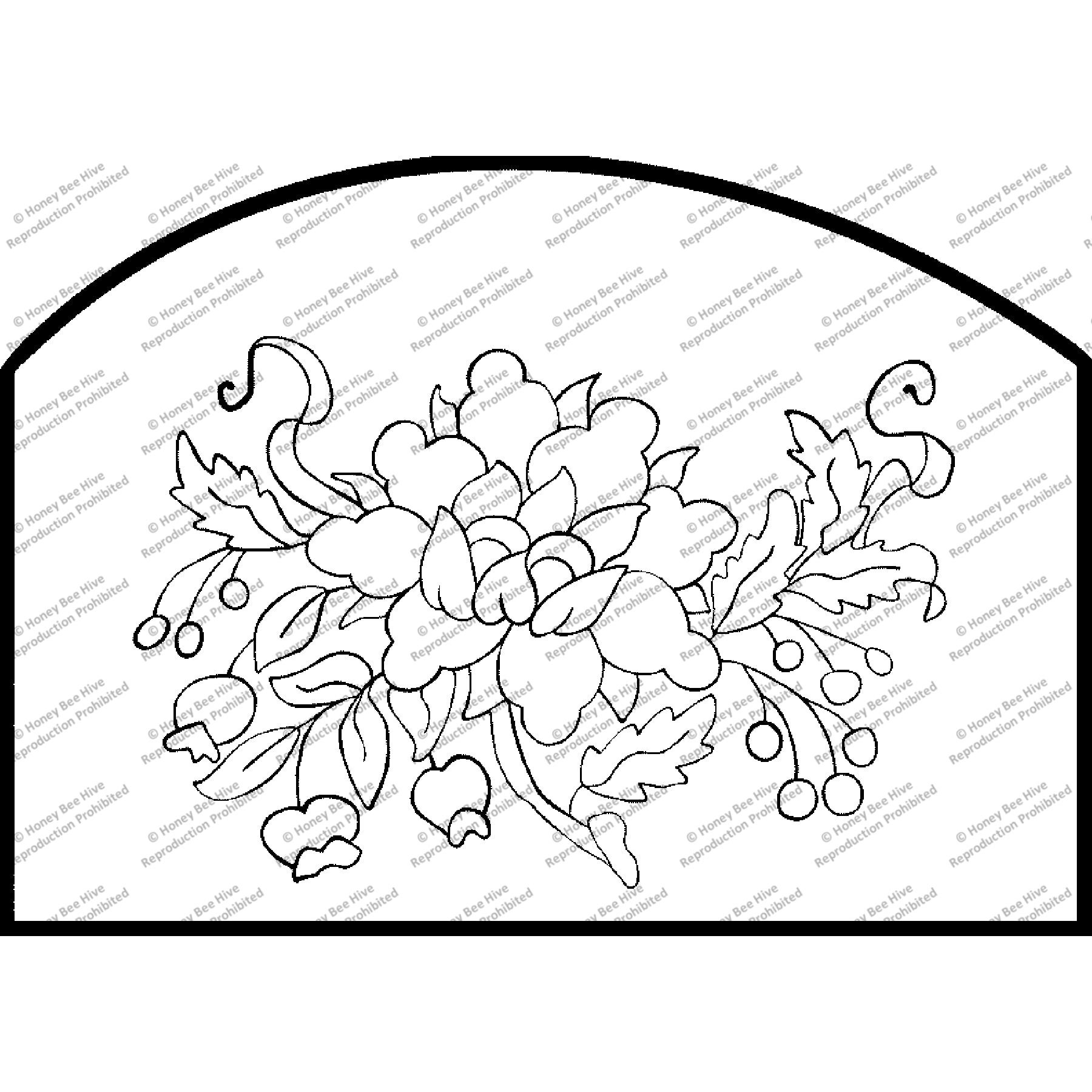 Rug Hooking Pattern: Crewel Tea Cozy (P508) | Honey Bee Hive Rug ...