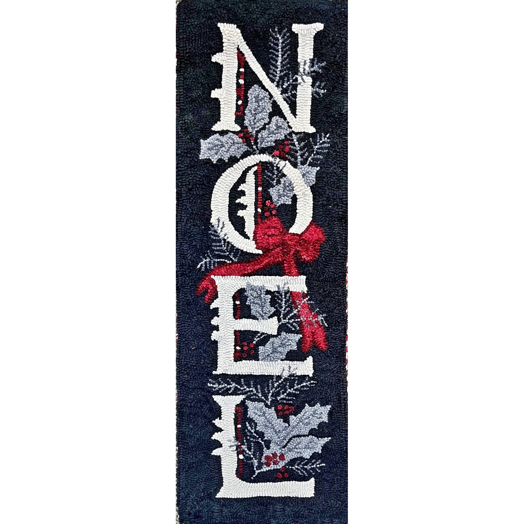Noel, rug hooked by Amber Egbert