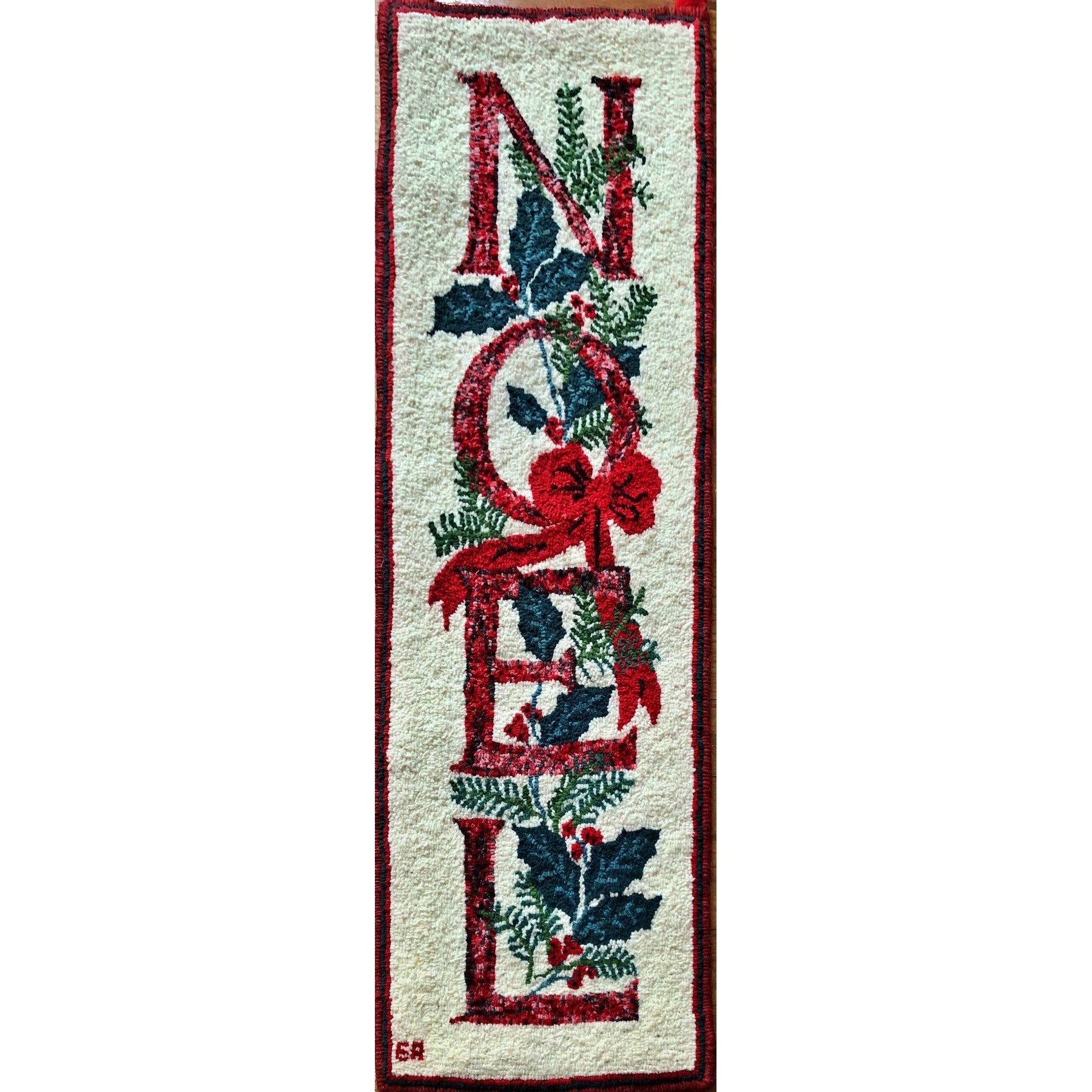 Rug Hooking Pattern: Noel (P788) | Honey Bee Hive Rug Hooking