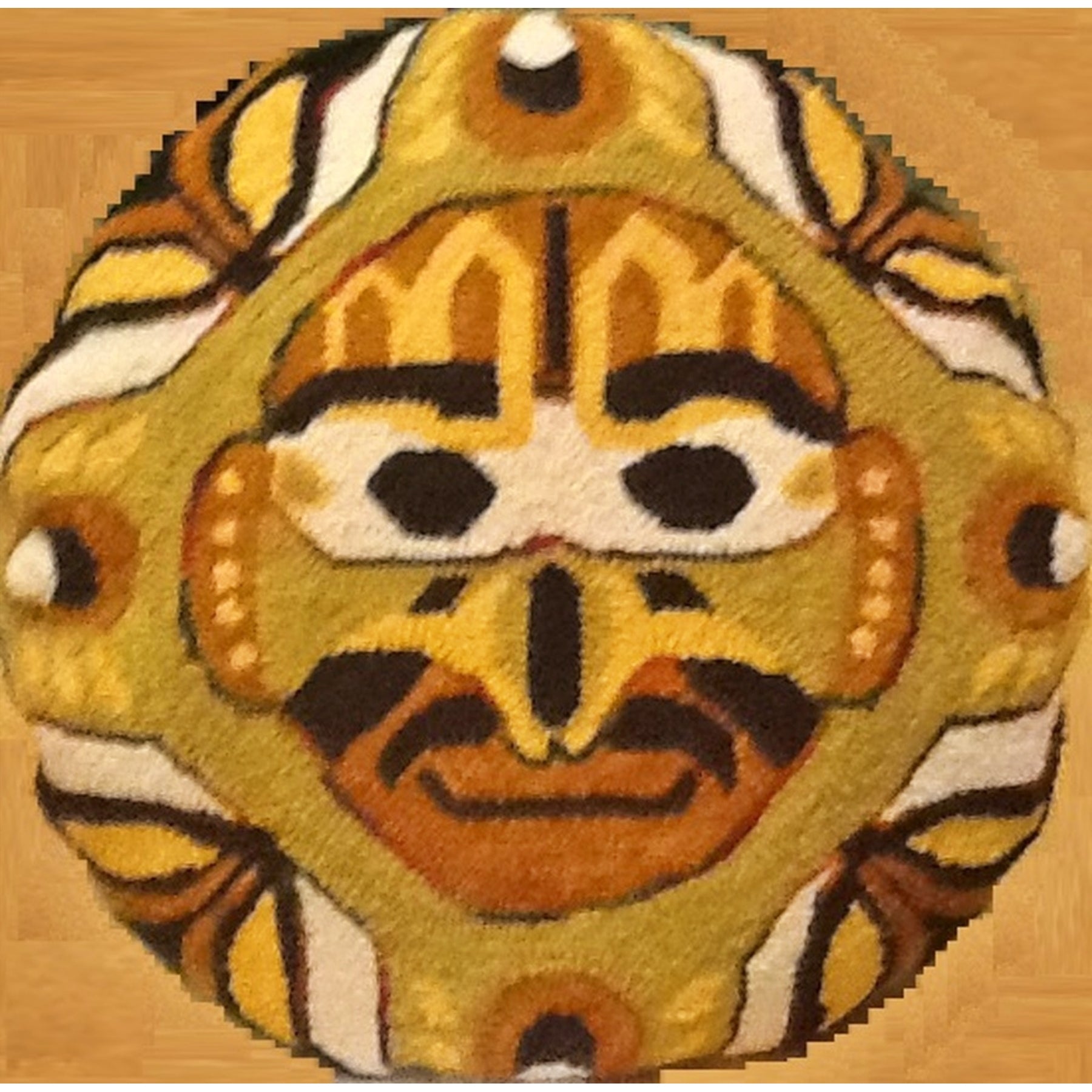 Ketchikan, rug hooked by Laura Kenyon