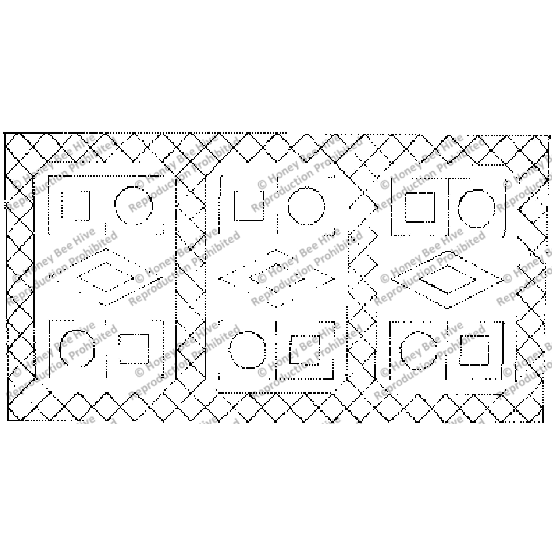 Southwest-IIi, rug hooking pattern