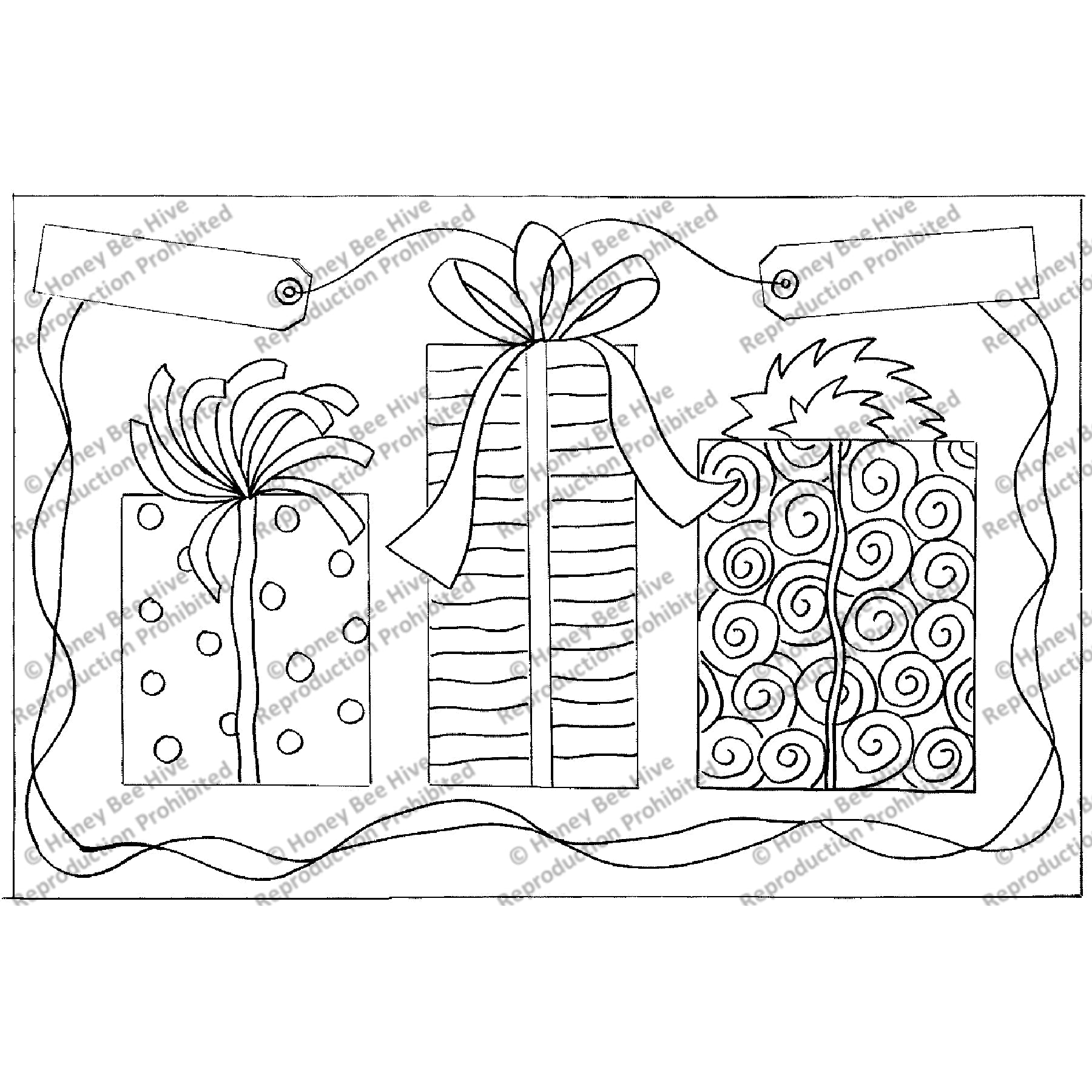 Gifted, rug hooking pattern