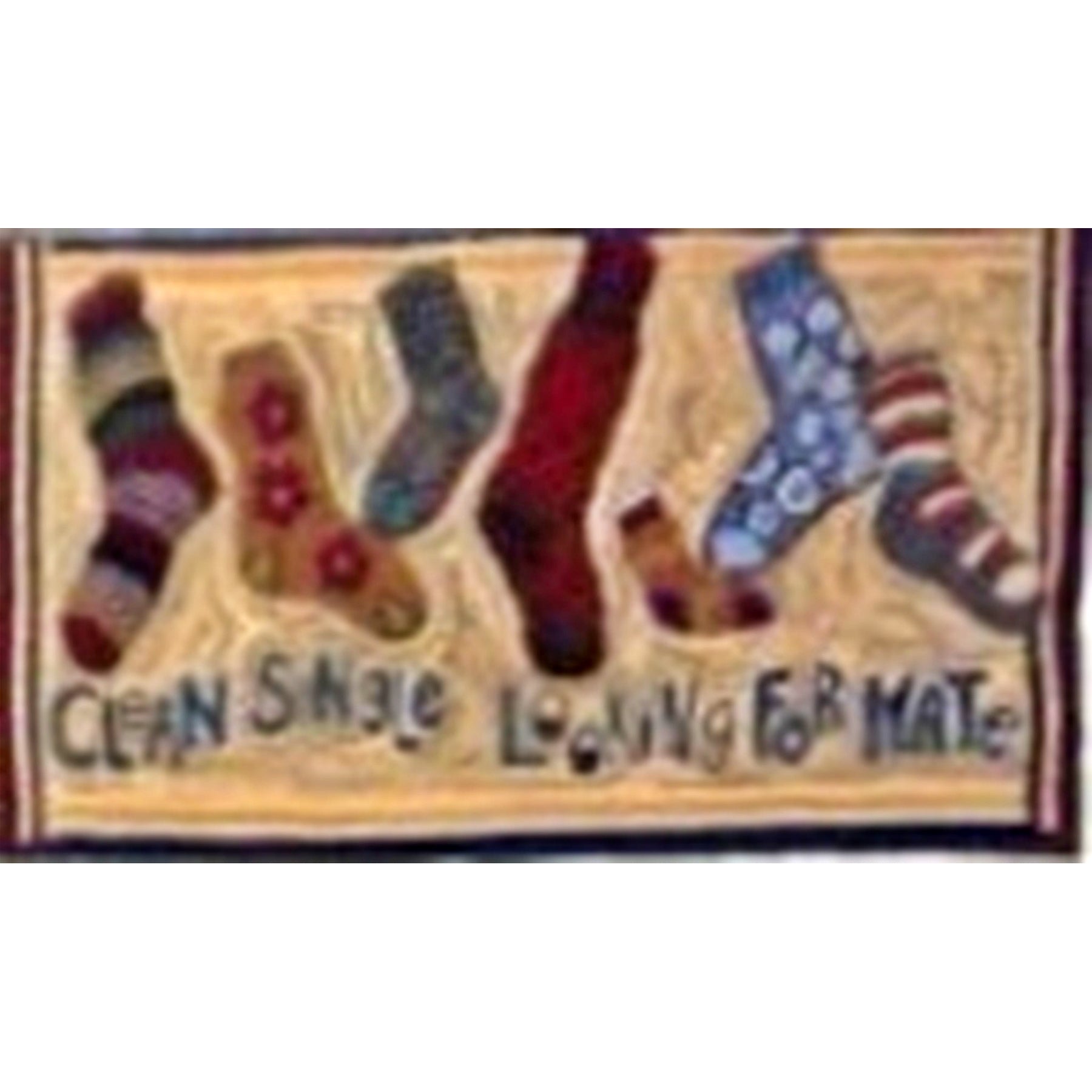 No Two Alike, rug hooked by Jackie Roop