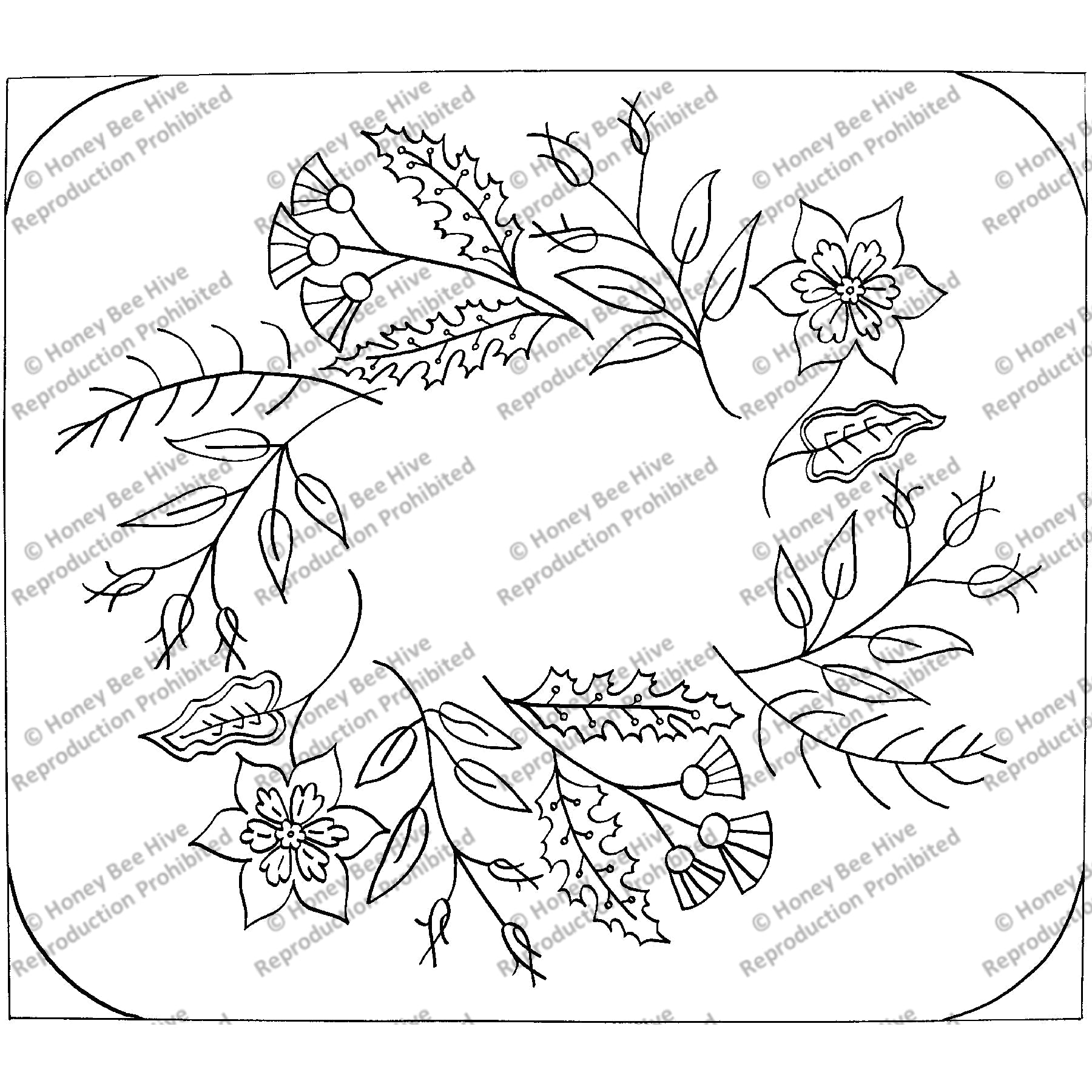 Rug Hooking Pattern: Crewel Fun (PR1610) | Honey Bee Hive Rug Hooking ...