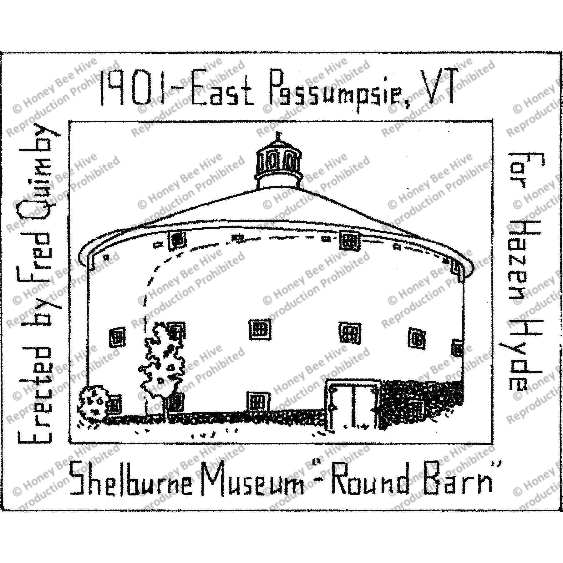 Shelburne Museum, rug hooking pattern