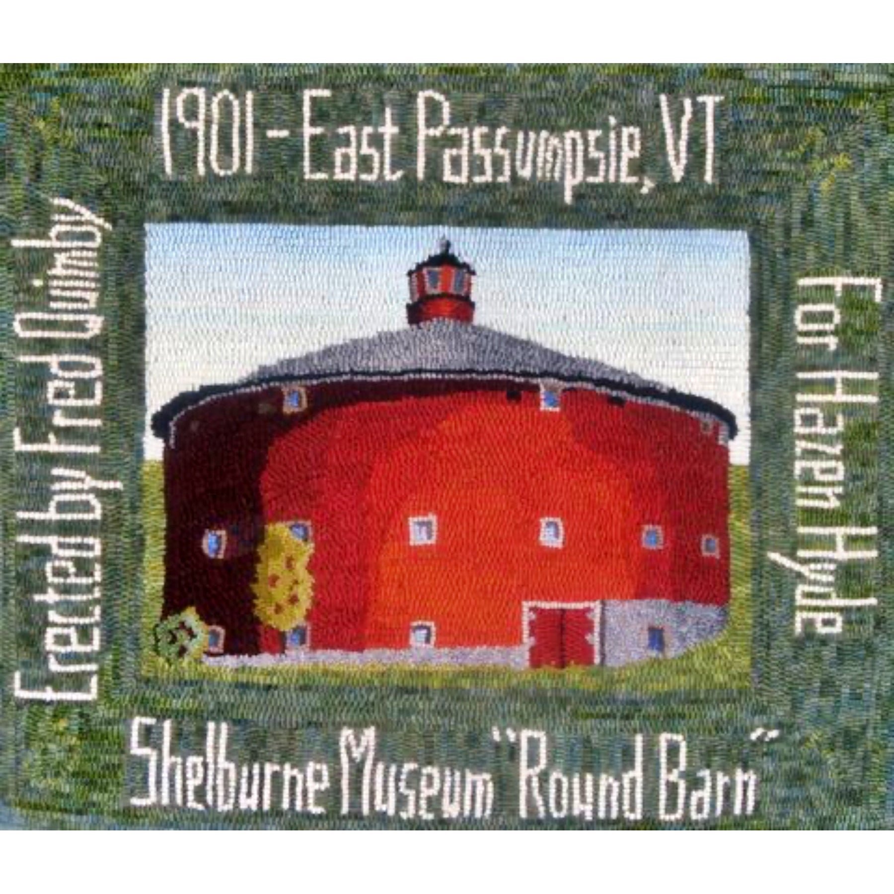 Shelburne Museum, rug hooked by Karen Maddox