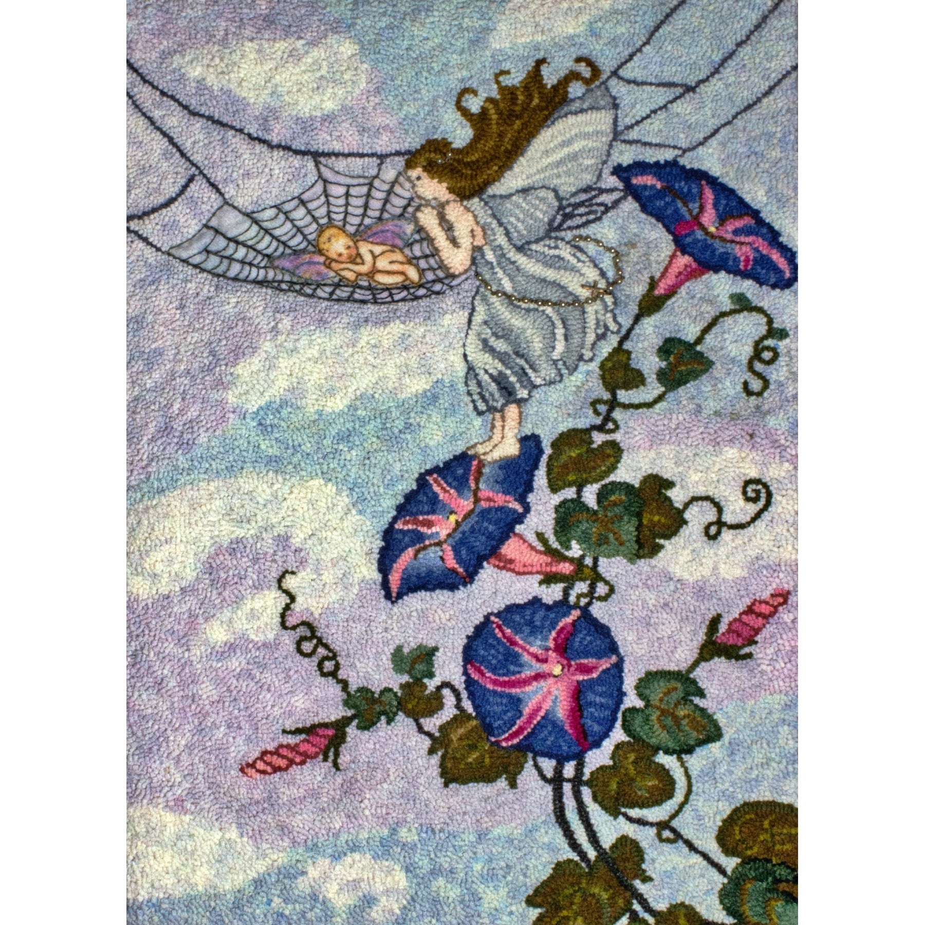 Rug Hooking Pattern: The Fairy and the Baby (PR2045) | Honey Bee Hive ...