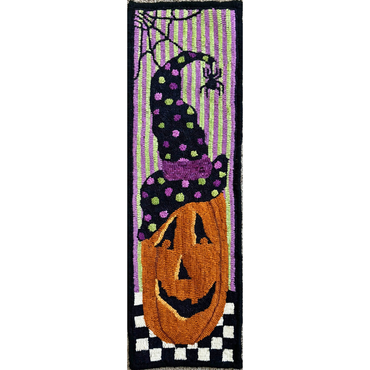 Jack, rug hooked by Margaret Bedle