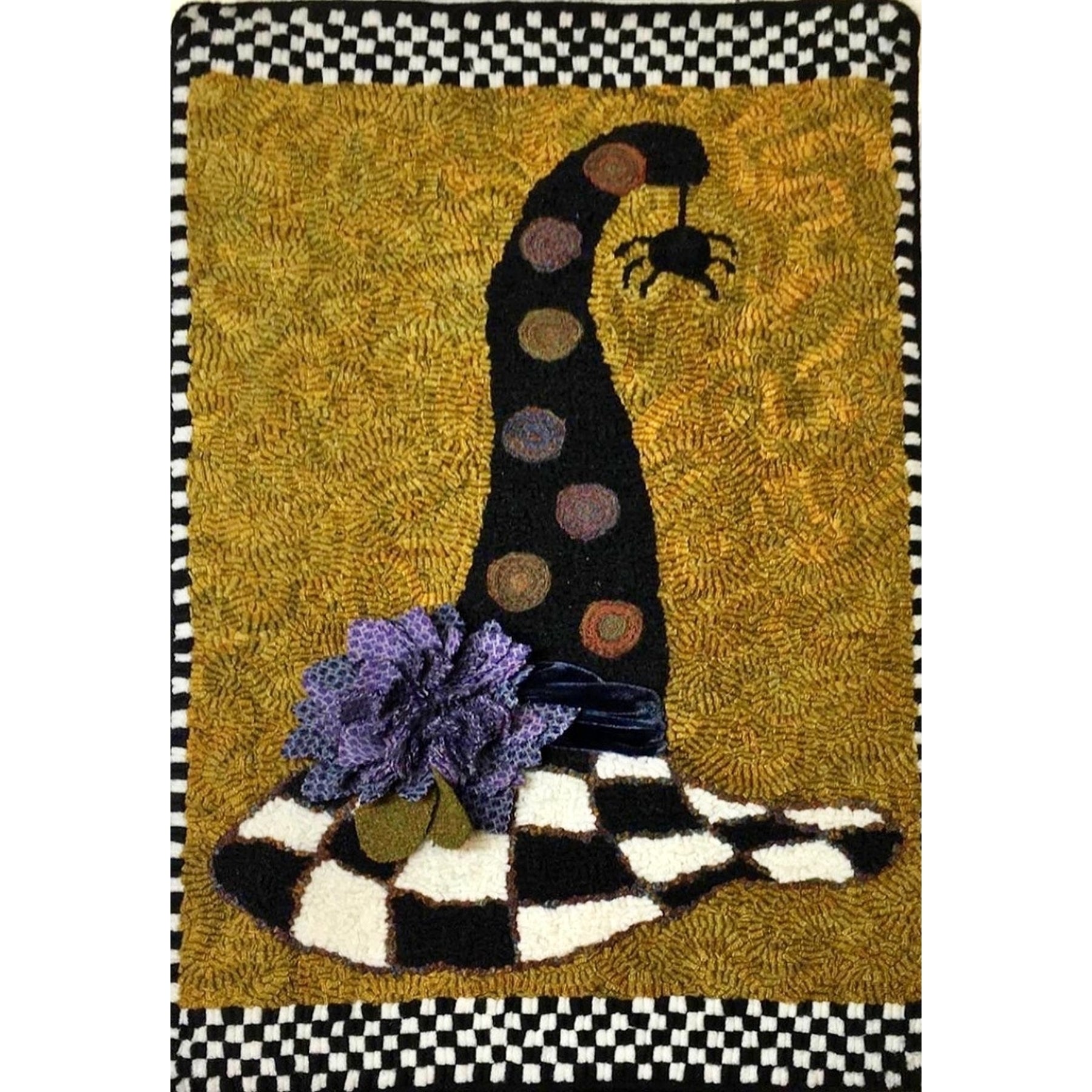 Rug Hooking Pattern: Witchen Hat (PR2174) | Honey Bee Hive Rug Hooking ...