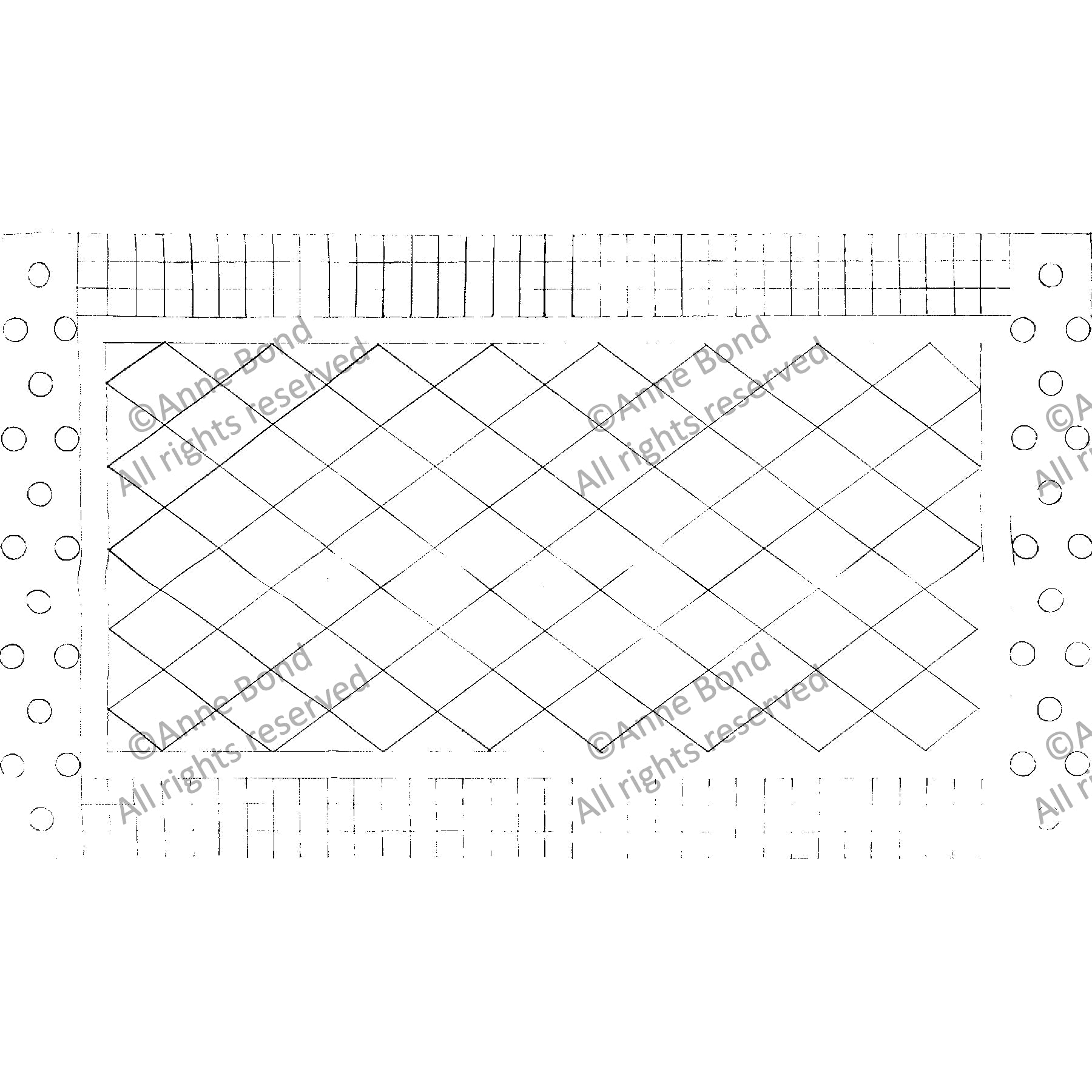 Pringle, rug hooking pattern