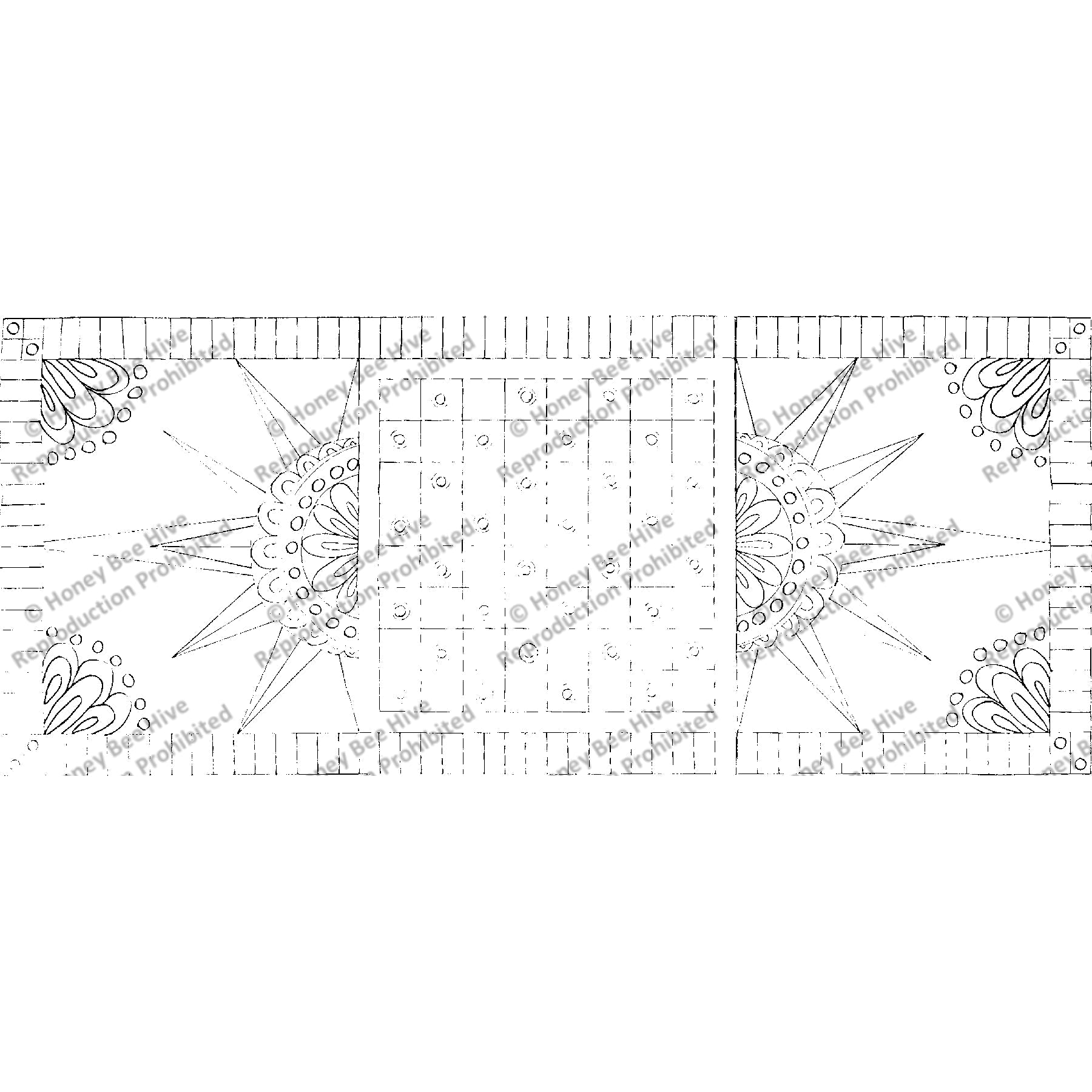 Checkers, rug hooking pattern