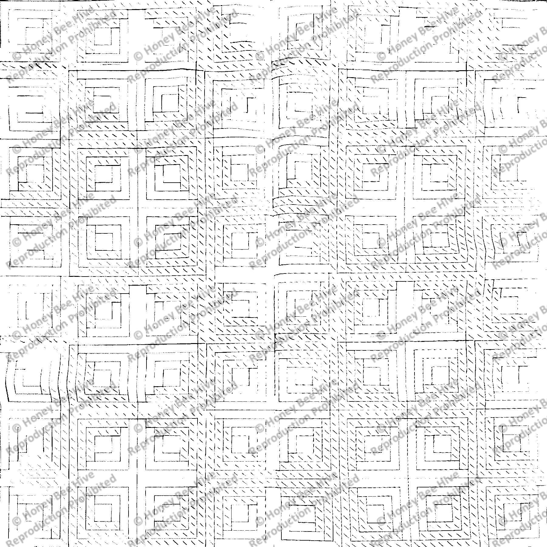 Stairway to Heaven Rug, rug hooking pattern