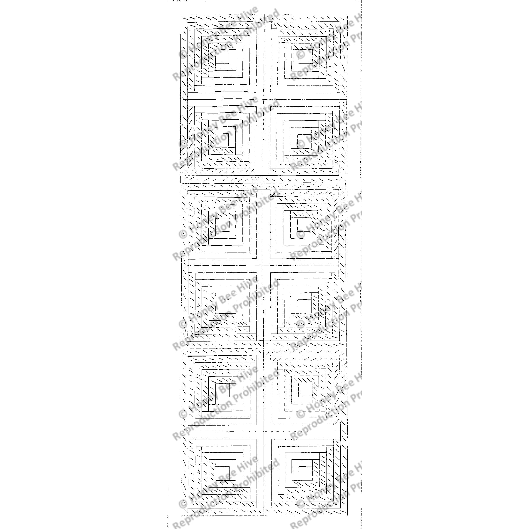 Stairway to Heaven Runner, rug hooking pattern