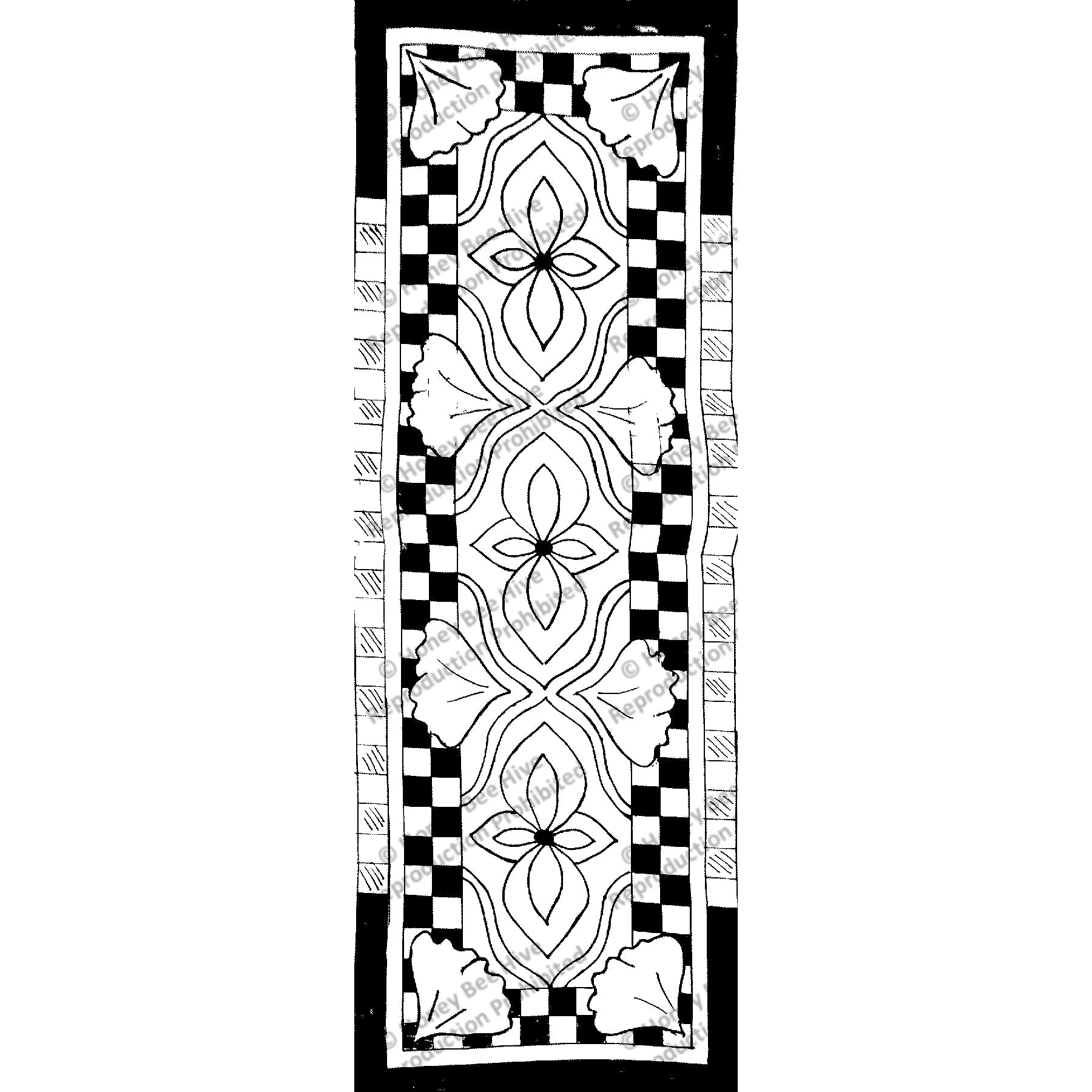 Maisel, rug hooking pattern
