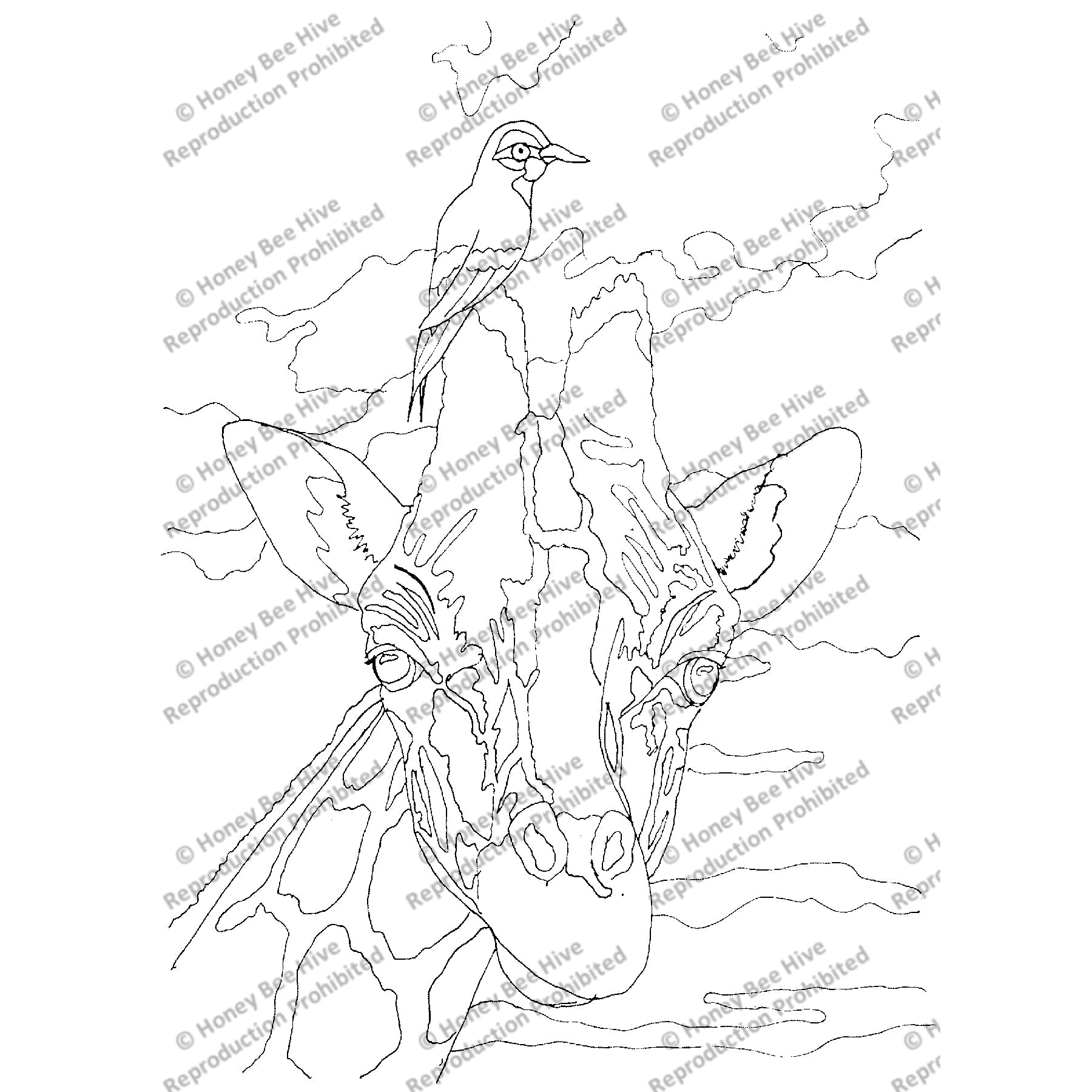 Air Traffic Control, rug hooking pattern