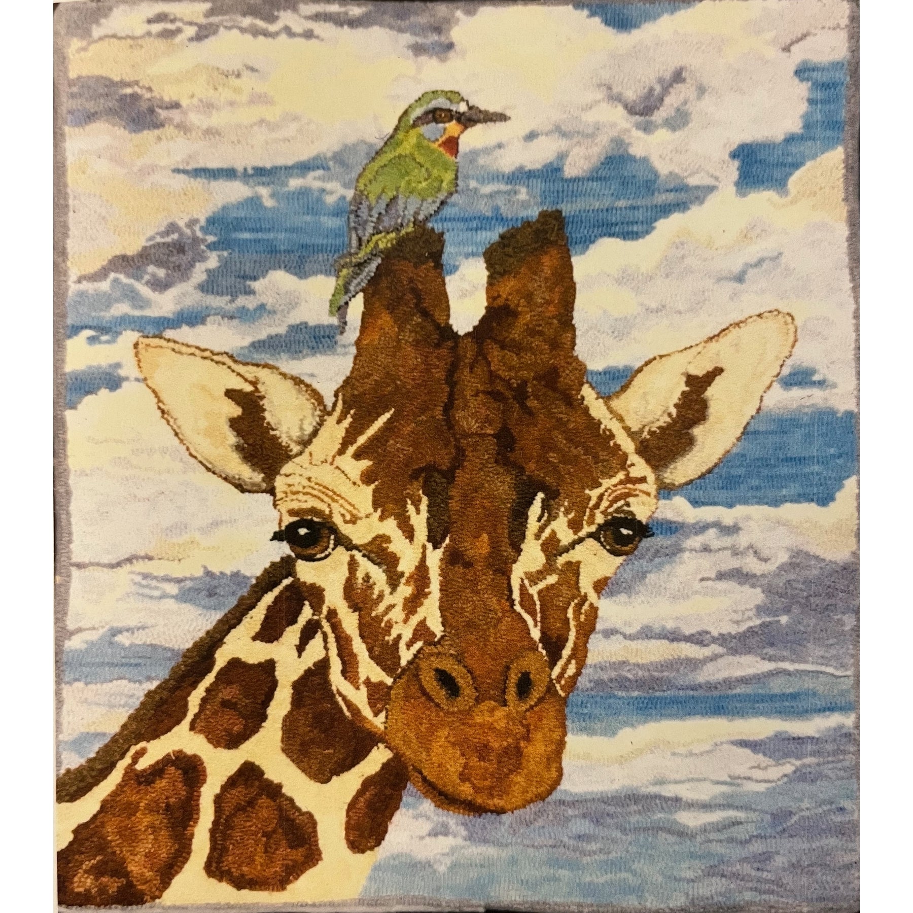 Air Traffic Control, rug hooking pattern