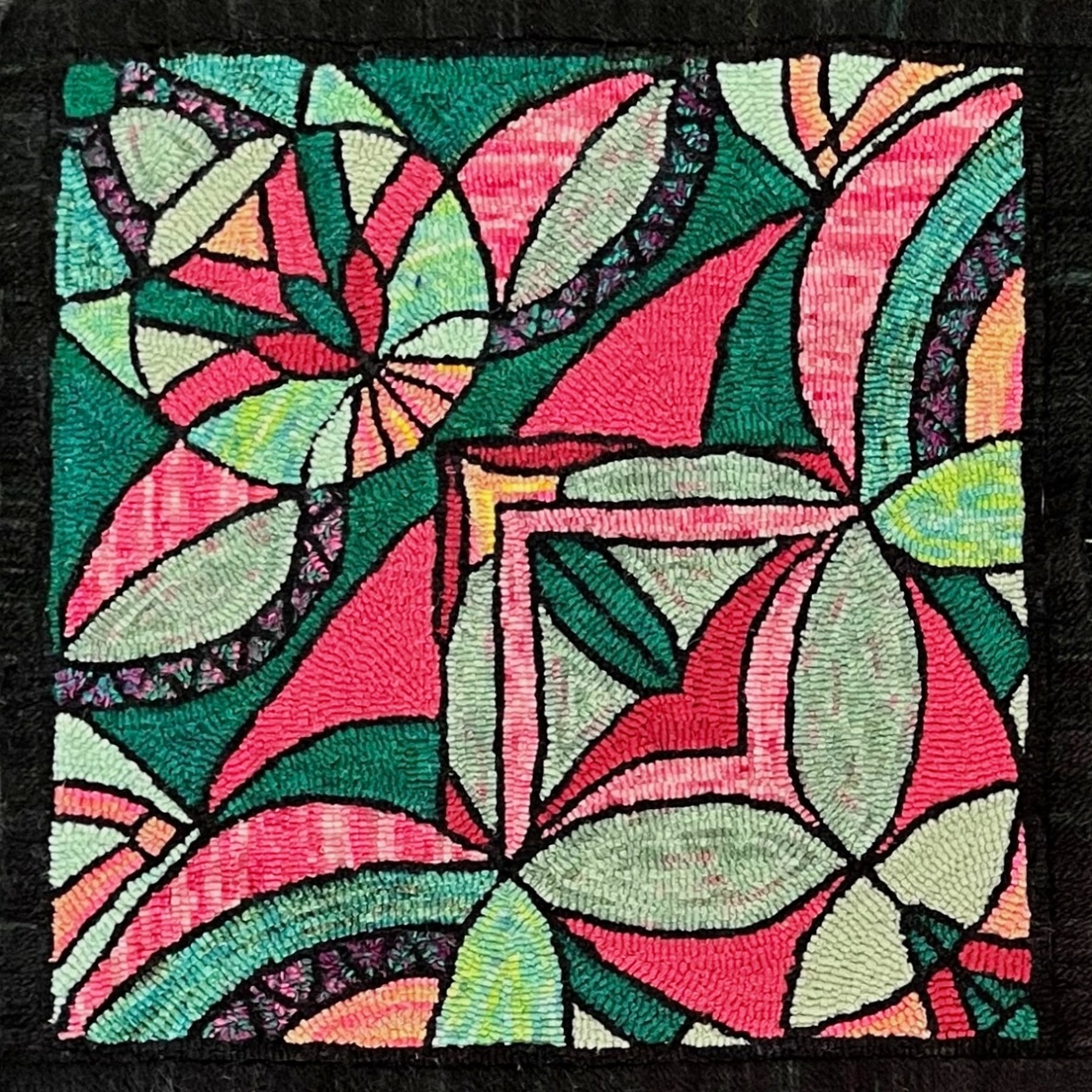 Venus, rug hooked by Deb Hoyt