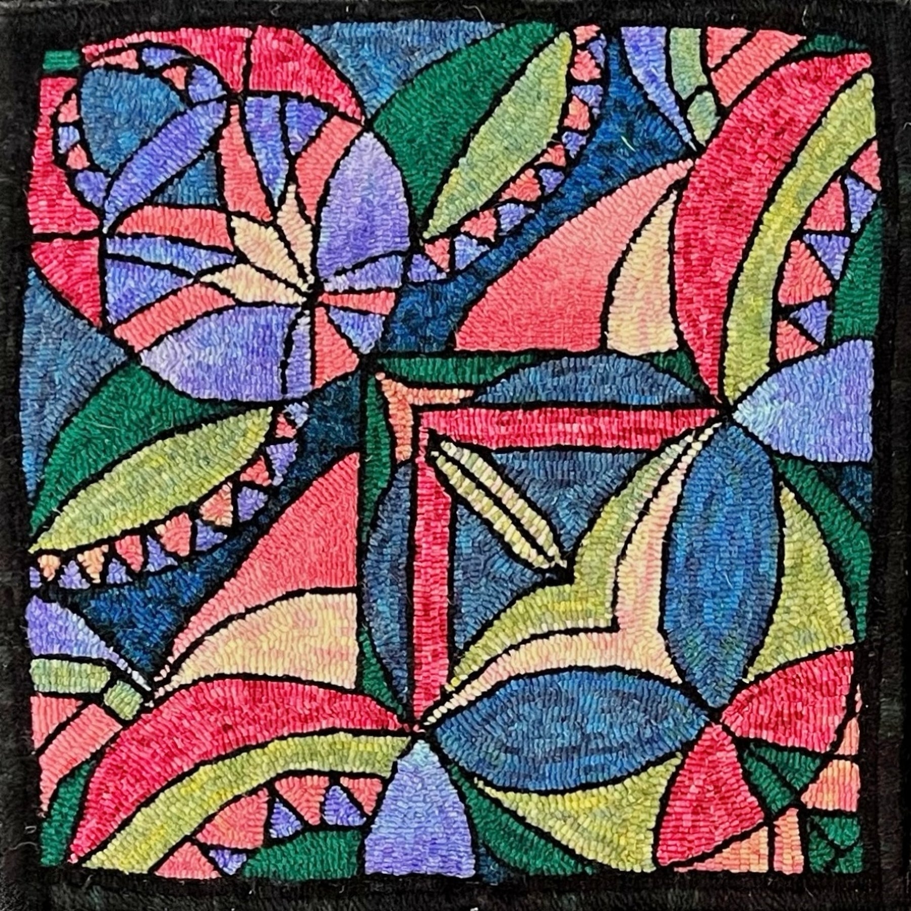 Venus, rug hooked by Sue Englander