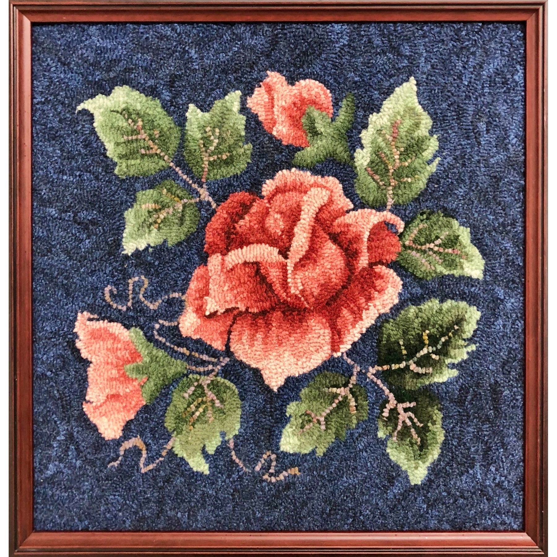 Marie, rug hooked by Jessica Ford