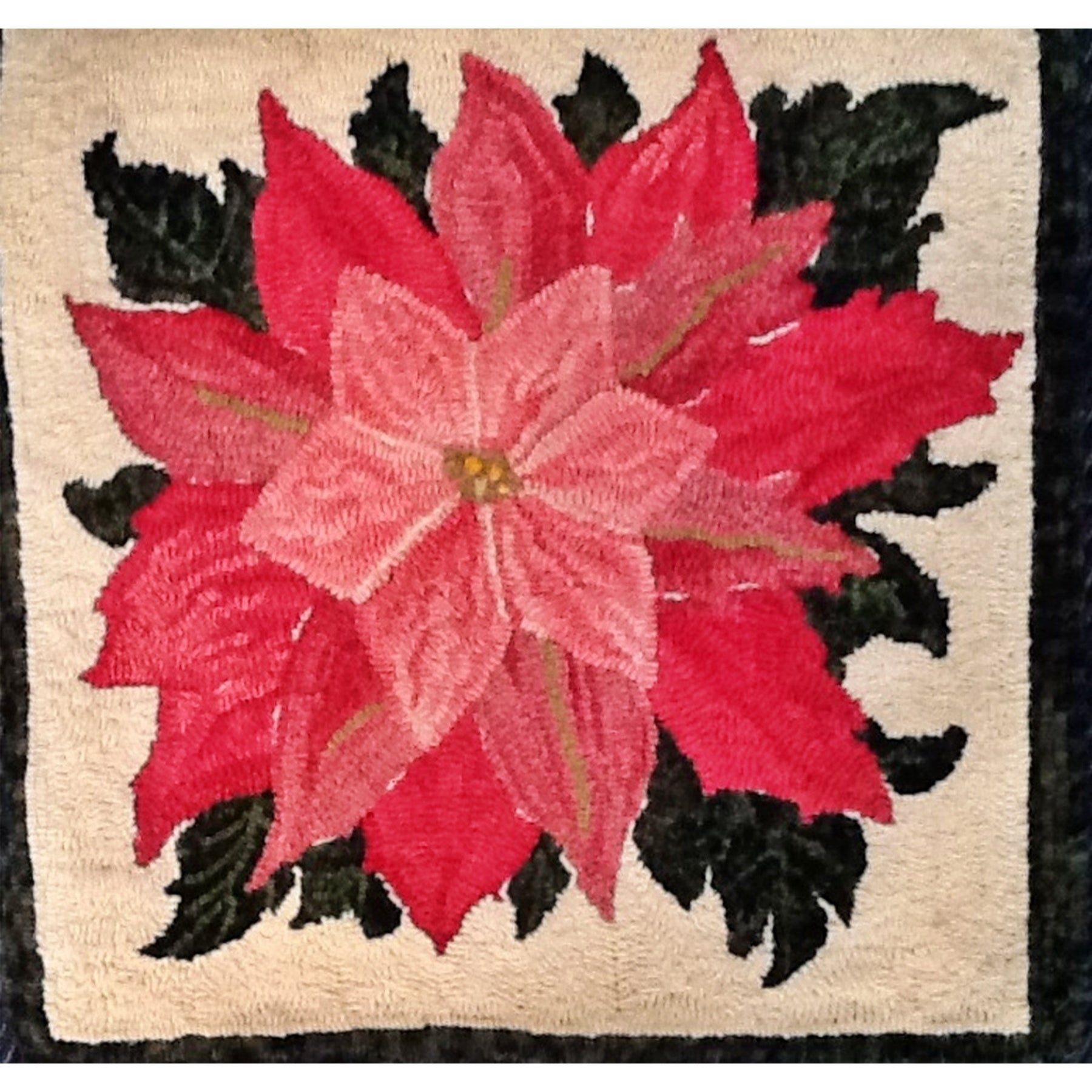 High, Wide & Handsome, rug hooked by Pam Schmelzle