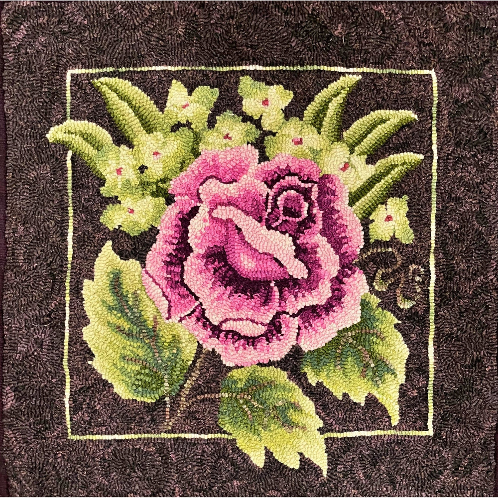 Rug Hooking Pattern: Rapture – Rose and Hydrangea (TS529-B) | Honey Bee ...