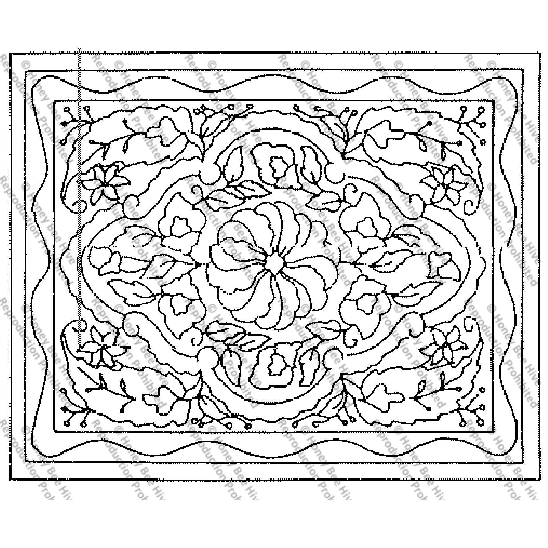 The Midas Touch, rug hooking pattern