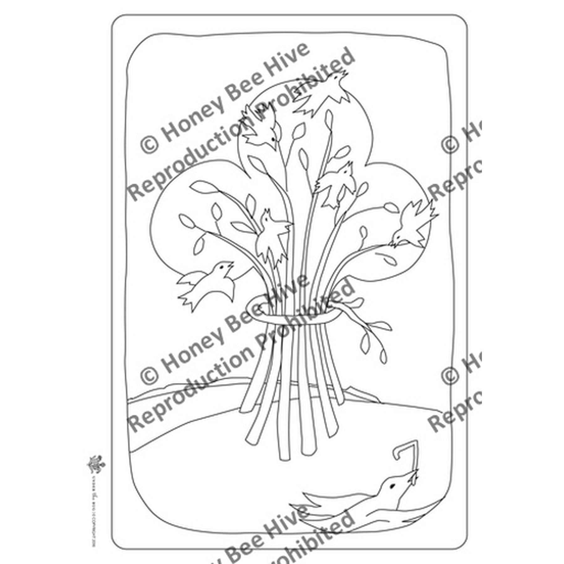 Playing Card, rug hooking pattern