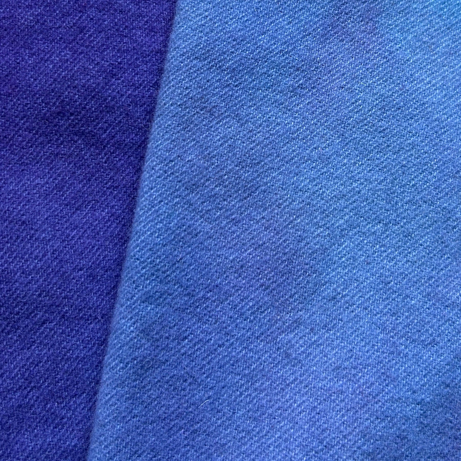 Iris Dip Dye - cdb Studios Hand Dyed Wool for Rug Hooking 