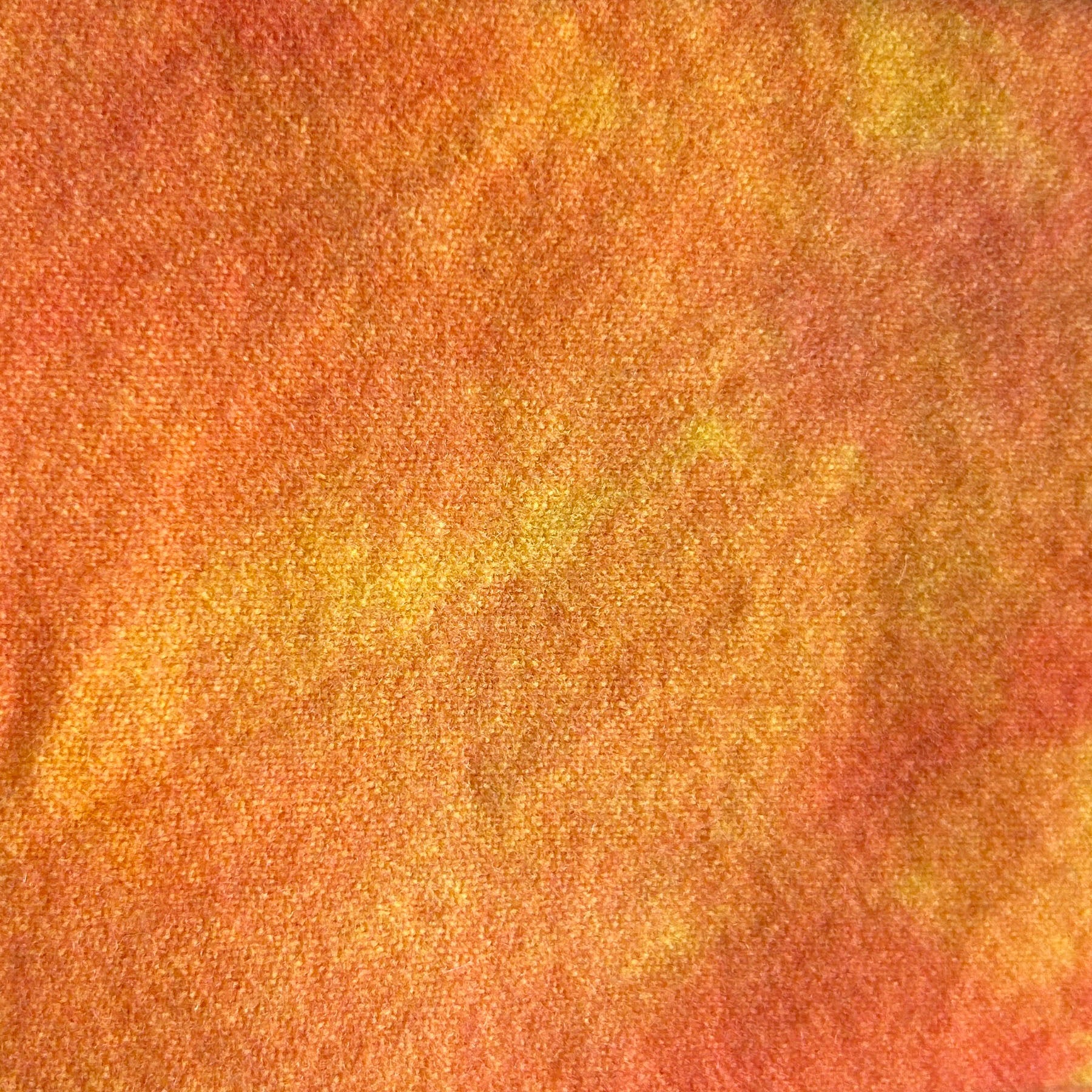 Clementine Spot - cdb Studios Hand Dyed Wool for Rug Hooking 