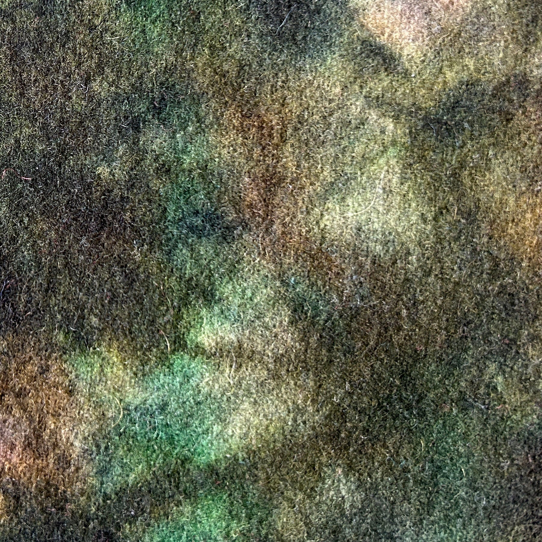 Dark Garden Green - cdb Studios Hand Dyed Wool for Rug Hooking 