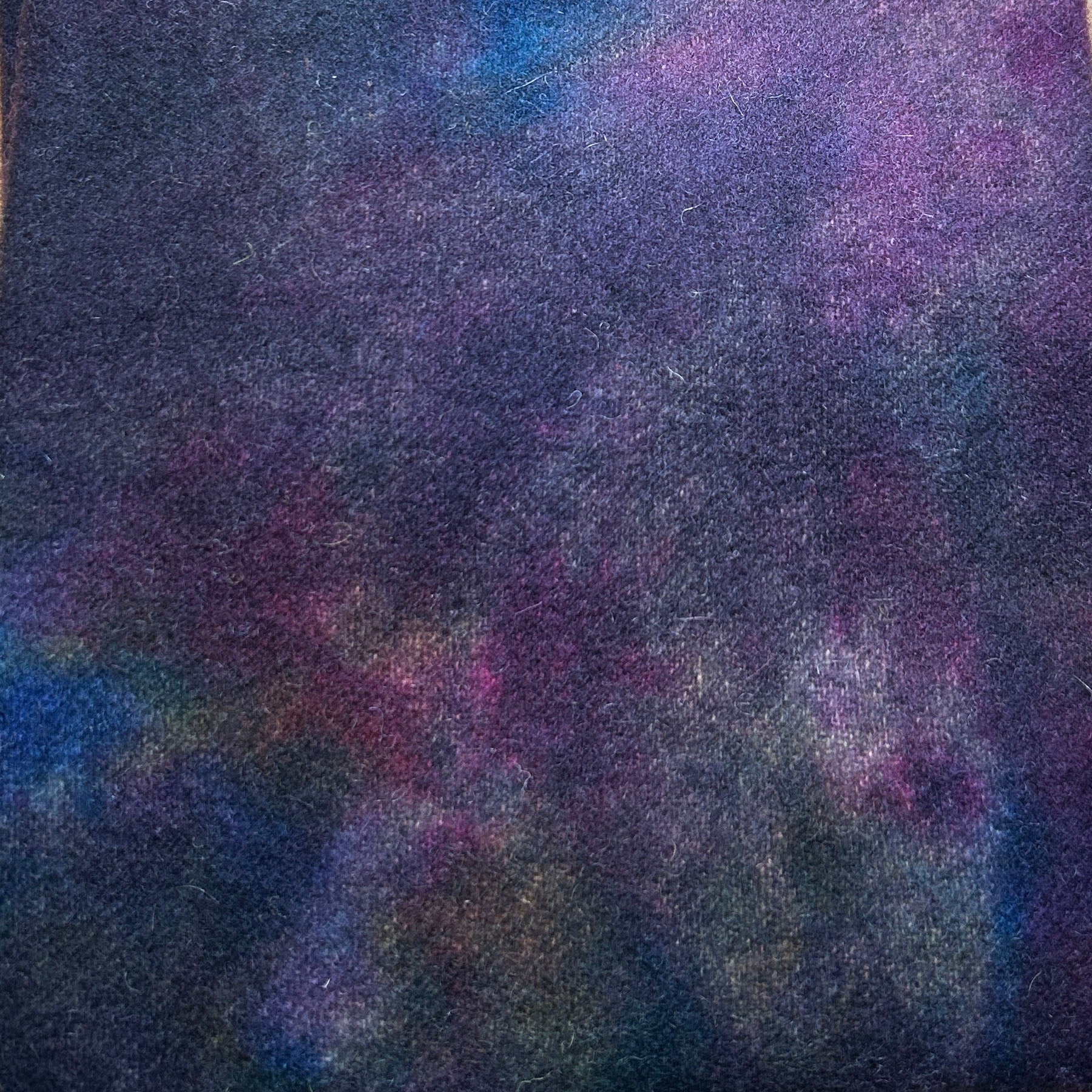 Big Bang Black Spot - cdb Studios Hand Dyed Wool for Rug Hooking 