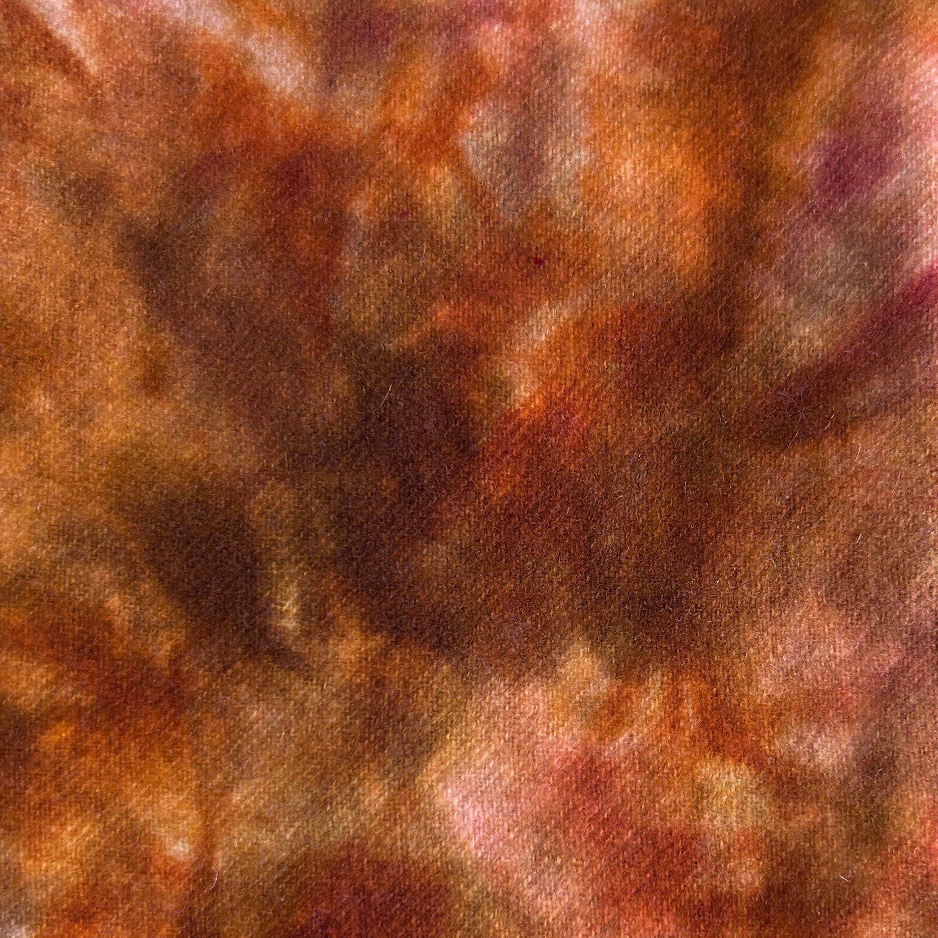 Sinking Sun - cdb Studios Hand Dyed Wool for Rug Hooking 