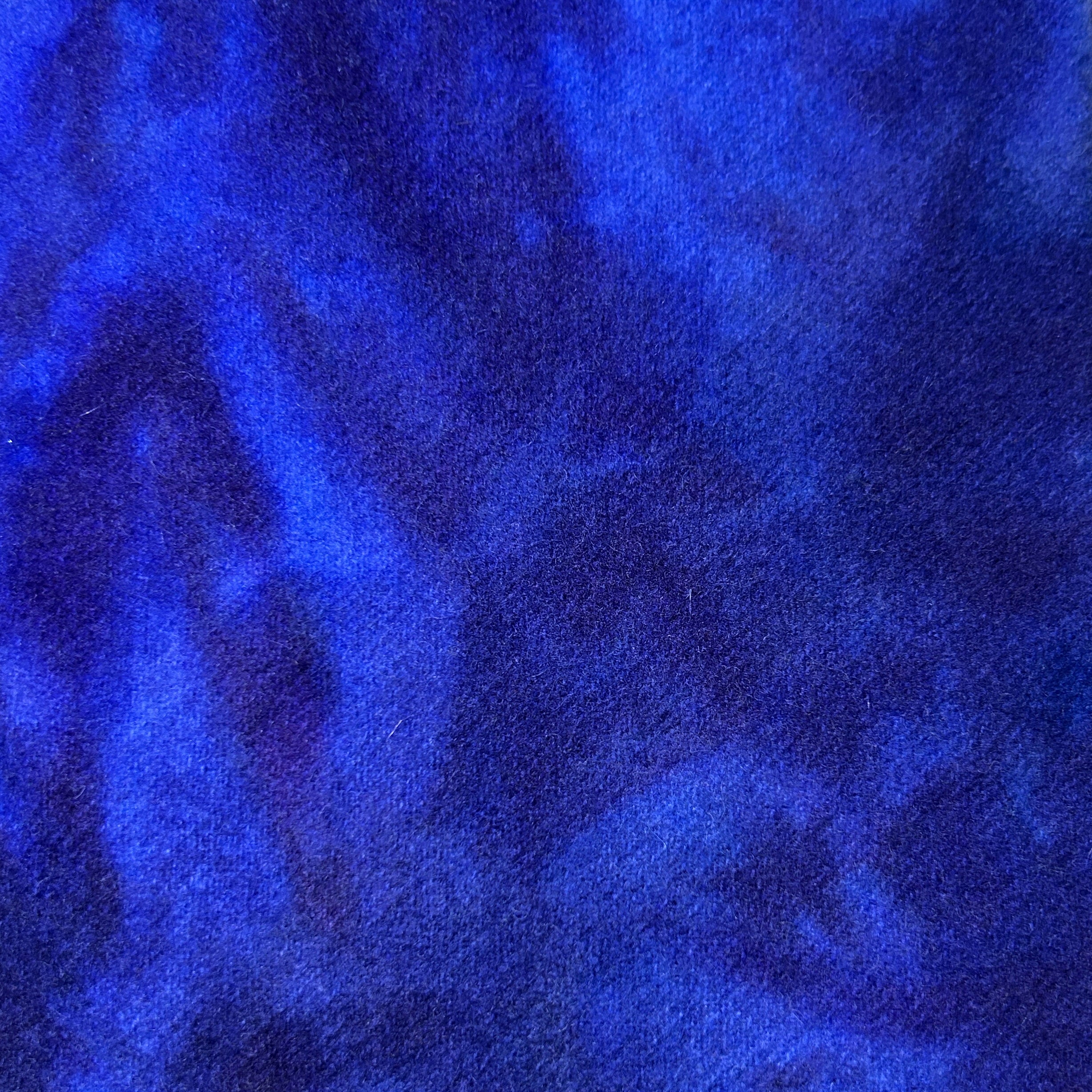 Cobalt Spot - cdb Studios Hand Dyed Wool for Rug Hooking 