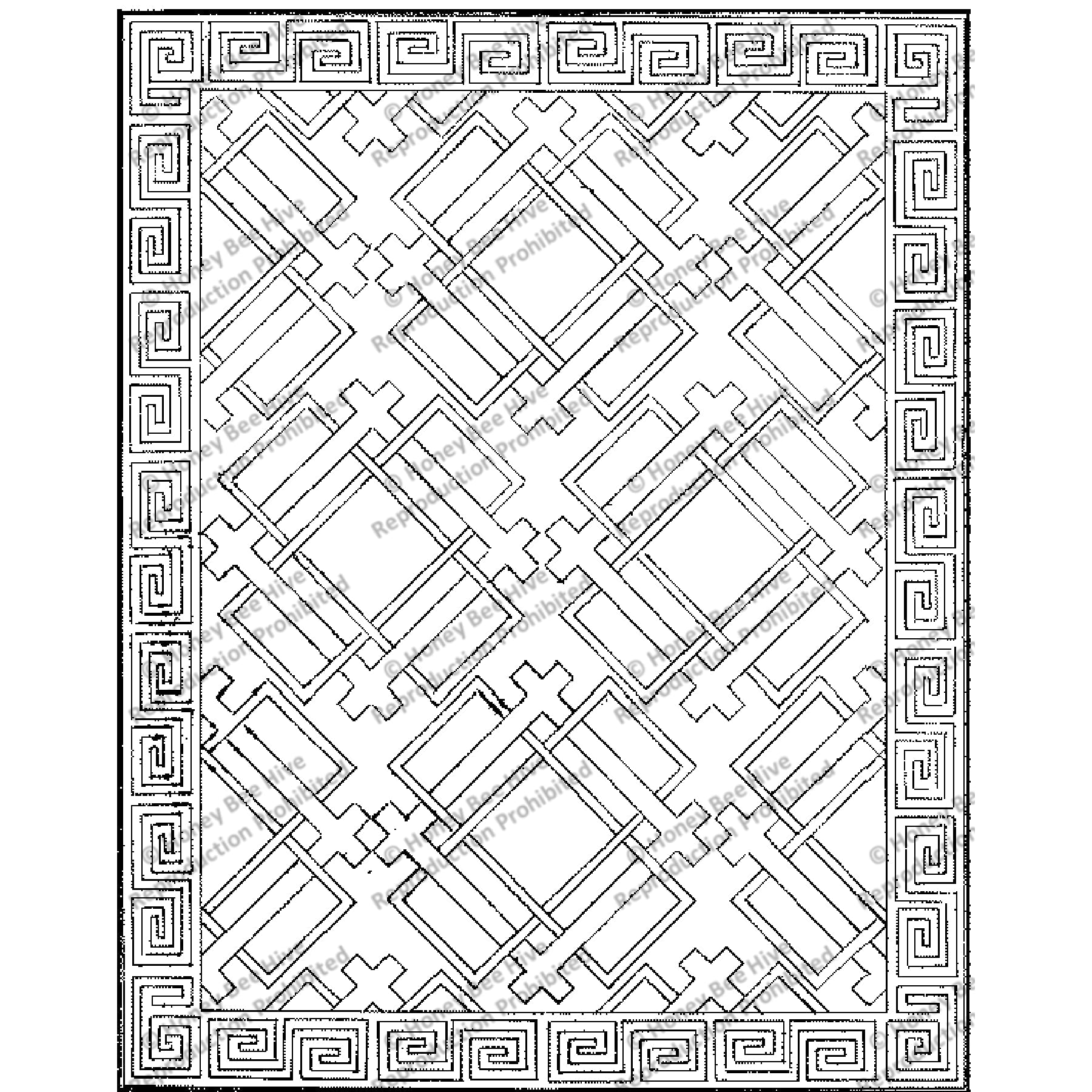 Thomajan, rug hooking pattern