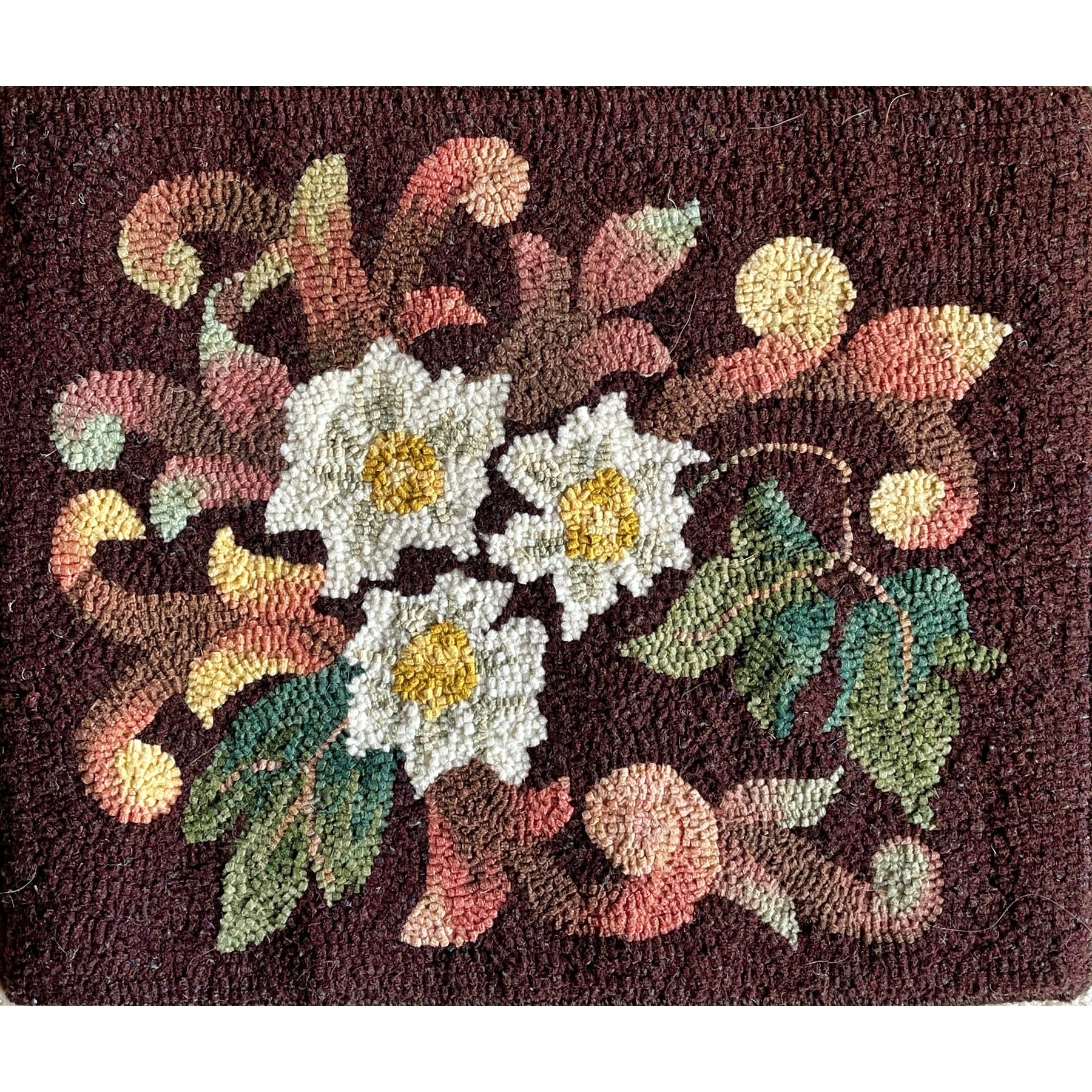 Karen, rug hooked by Brenda Patterson