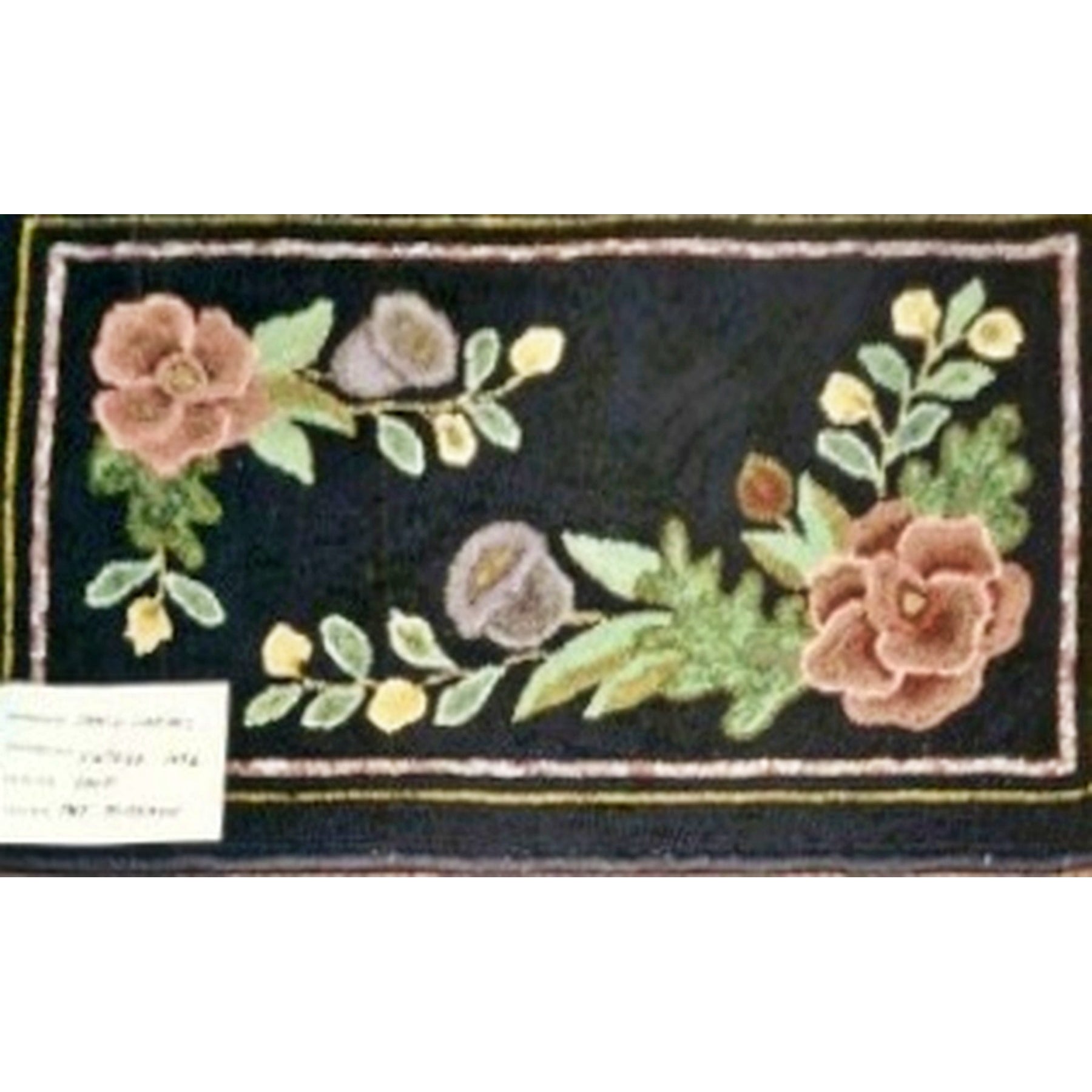 Vintage, rug hooked by Darcy Cardas