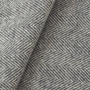 Wool fabric for rug hooking, Grey & Natural Herringbone, offered by Honey Bee Hive