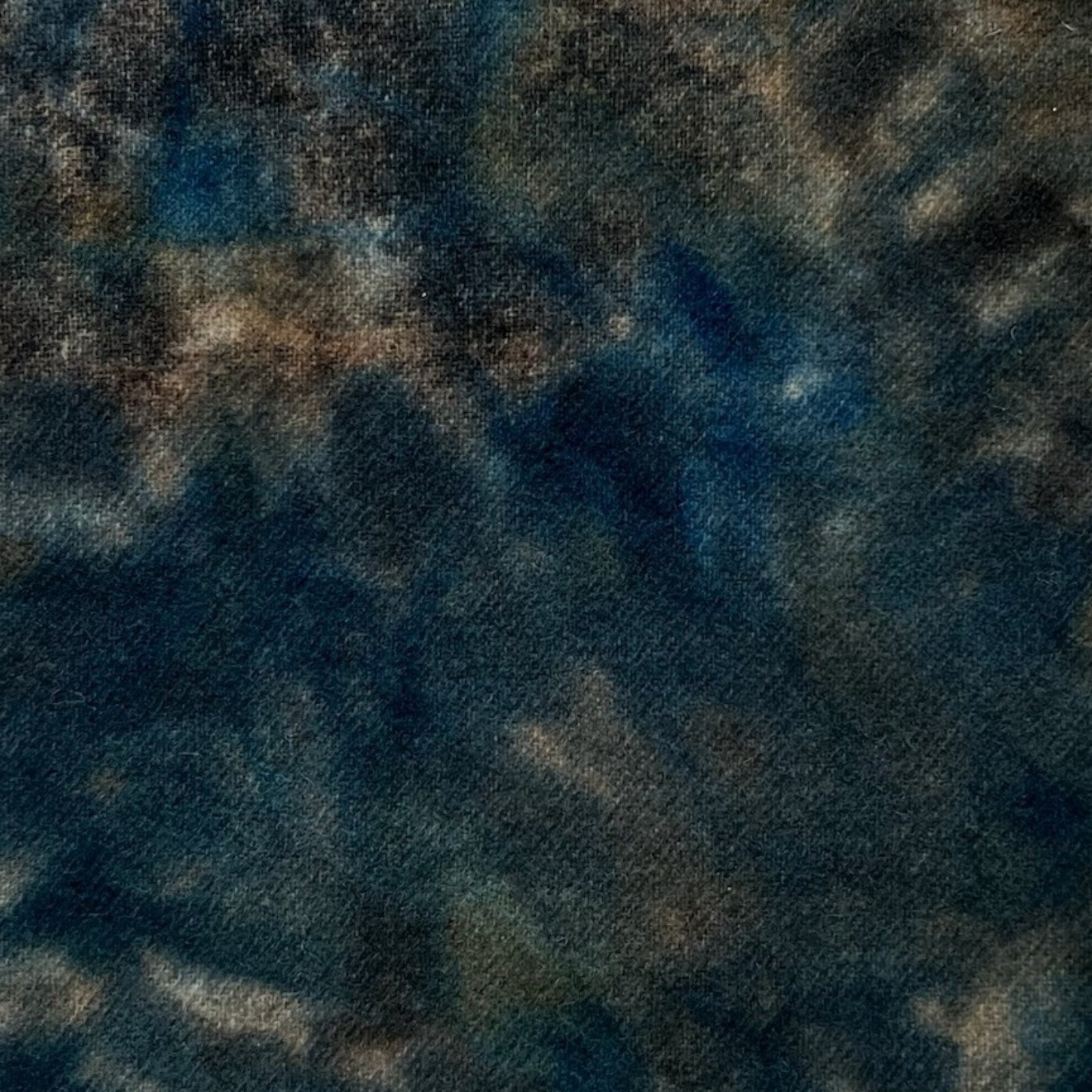 Blue Rocks A - Colorama Hand Dyed Wool - Offered by HoneyBee Hive Rug Hooking