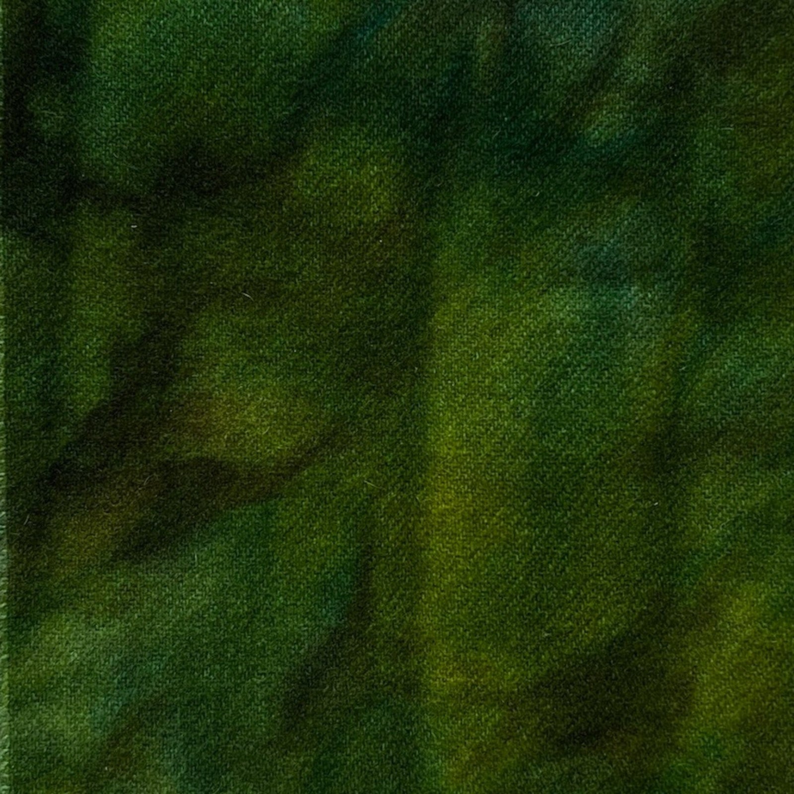 Jolly Green Giant - Colorama Hand Dyed Wool - Offered by HoneyBee Hive Rug Hooking