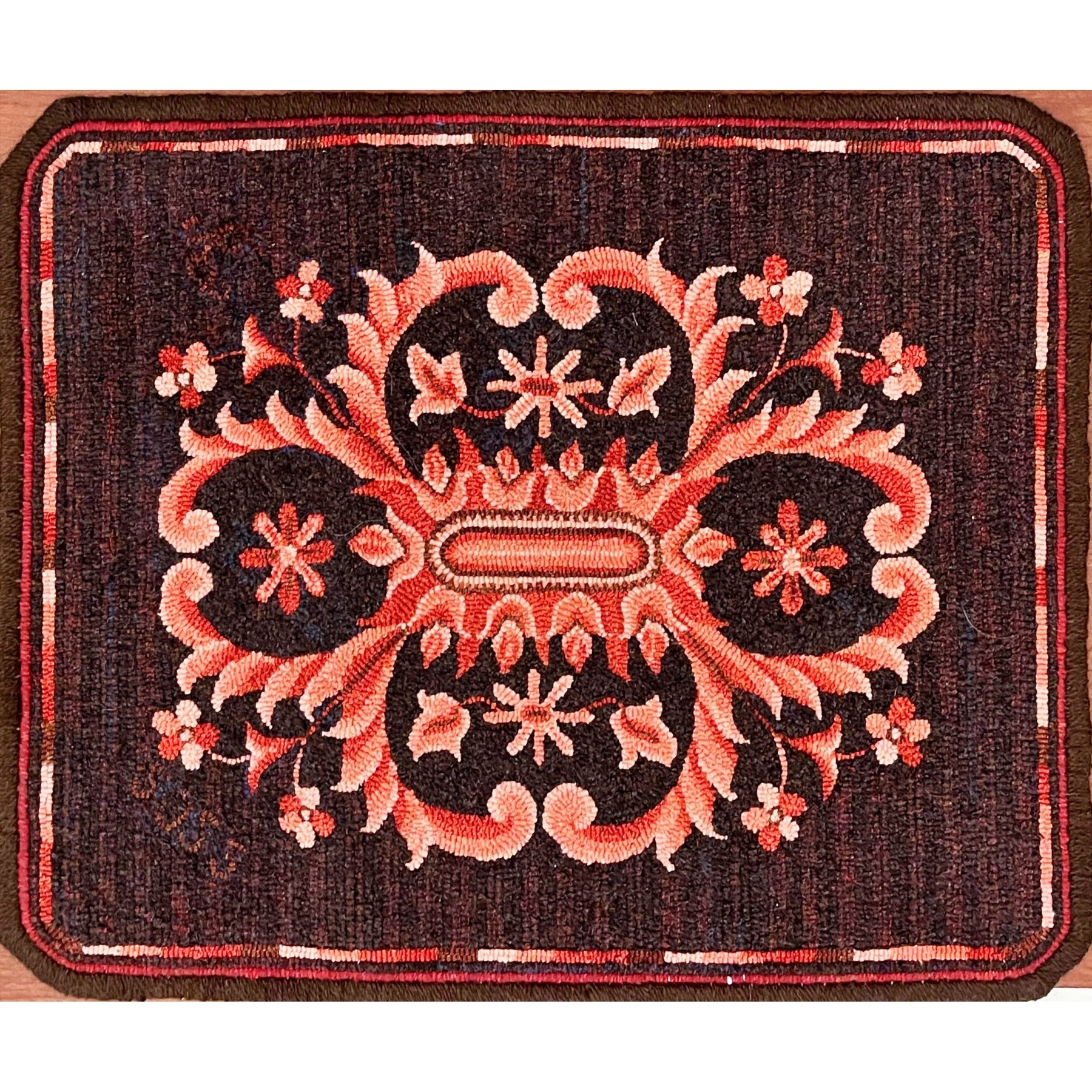 Taba, rug hooked by Jane McGown Flynn