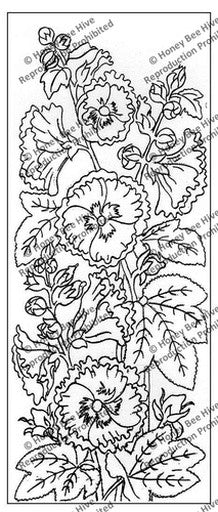 P625: Hollyhocks, Offered by Honey Bee Hive