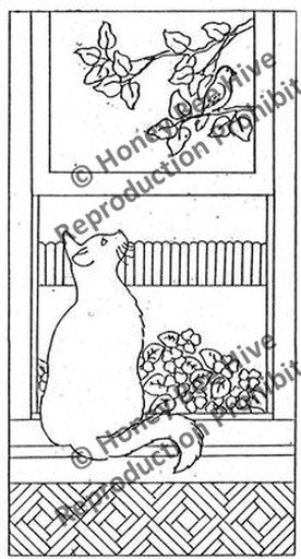 P777: The Enchanted - Cat & Bird, Offered by Honey Bee Hive