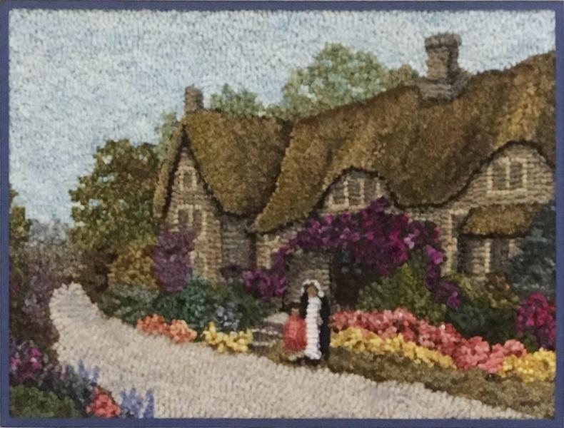 P832: Devonshire Cottage, Hooked by Joyce DiGregorio