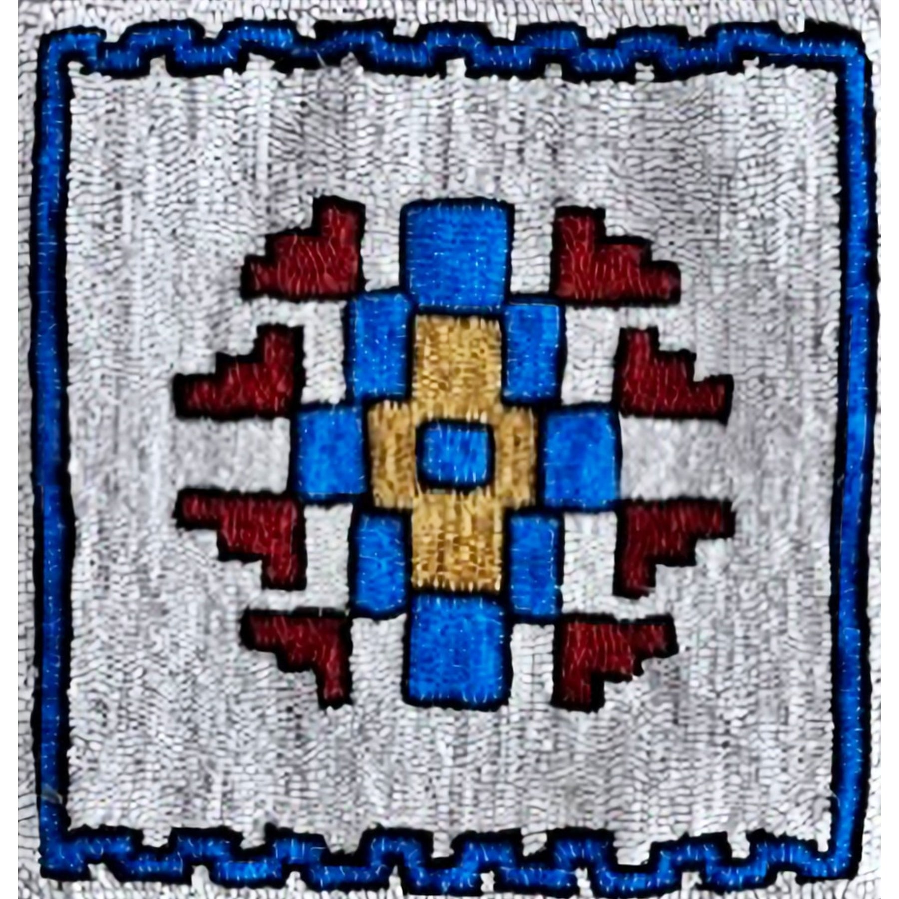 Big Navajo, rug hooked by Vicki Rudolph