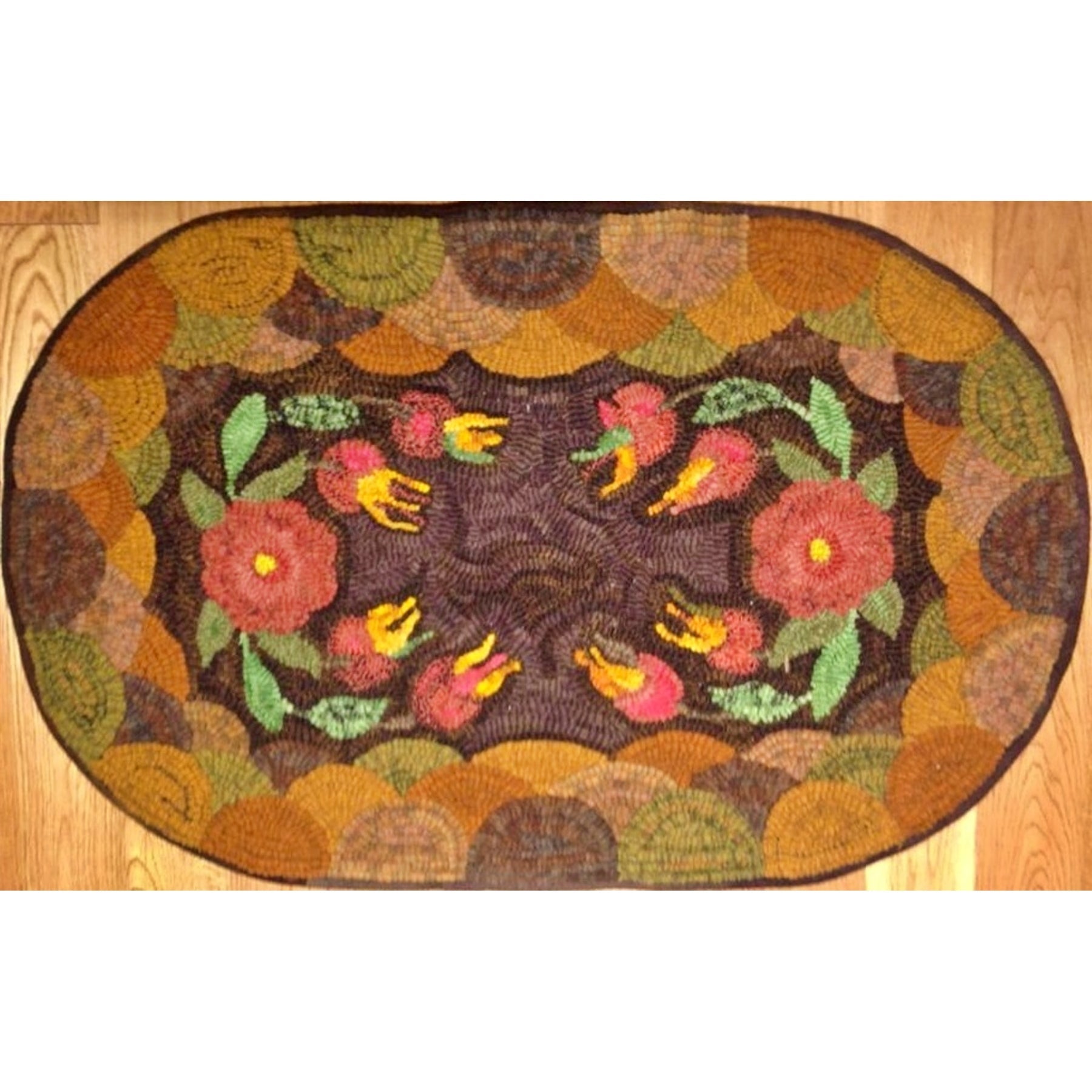 Williams Antiques, rug hooked by Ania Knap