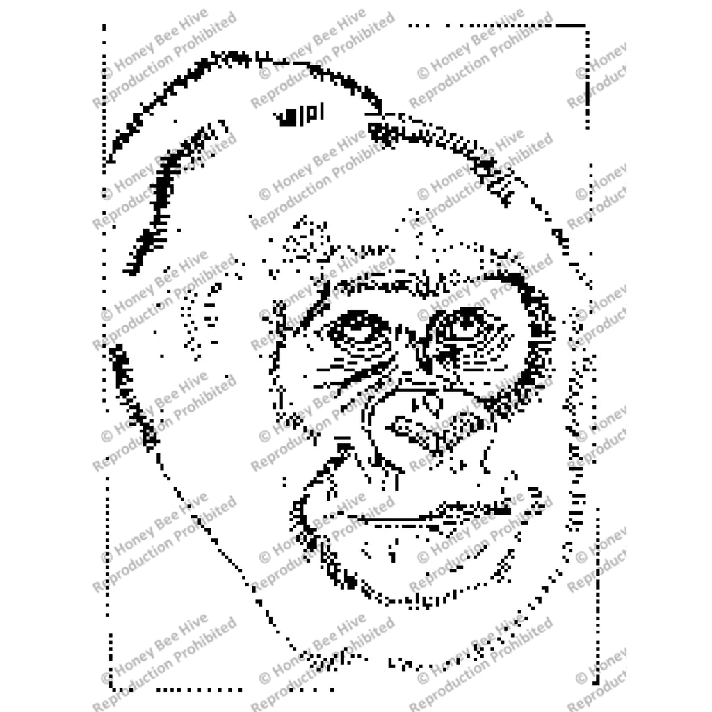 Rug Hooking Pattern: Gorilla (PR1328)