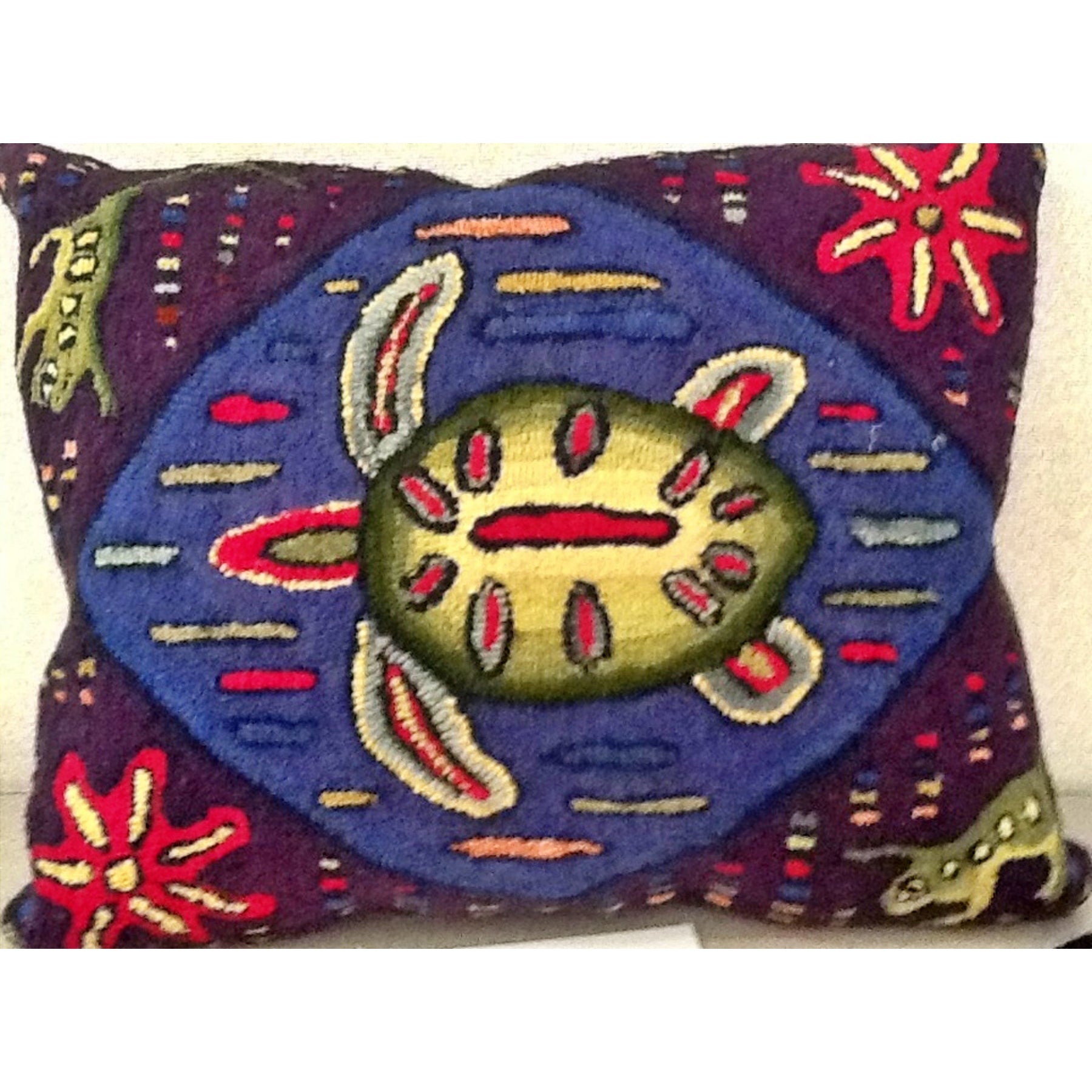 Tortuga, rug hooked by Dorothy Huse