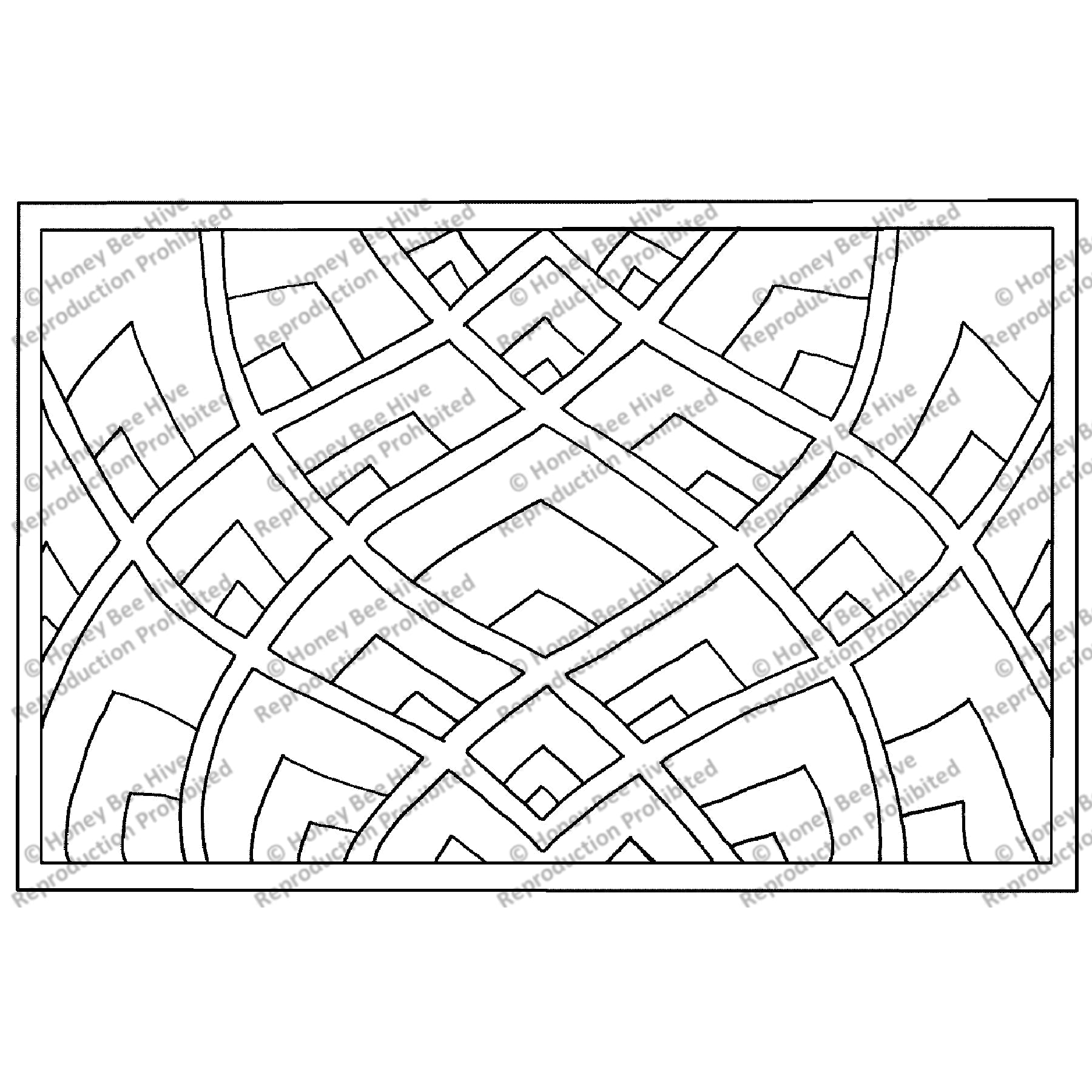 Pinnacle, rug hooking pattern