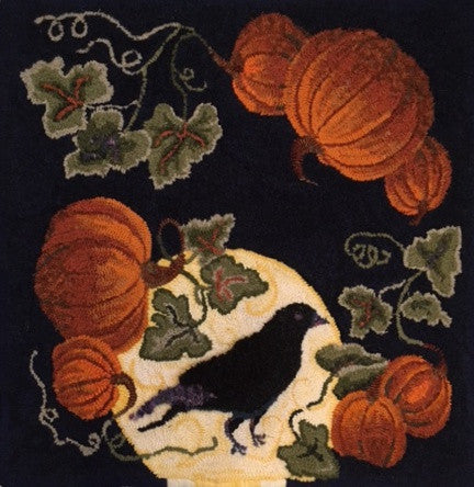 PR1502: Pumpkin Harvest, Hooked by Judy Shields (adapt.)
