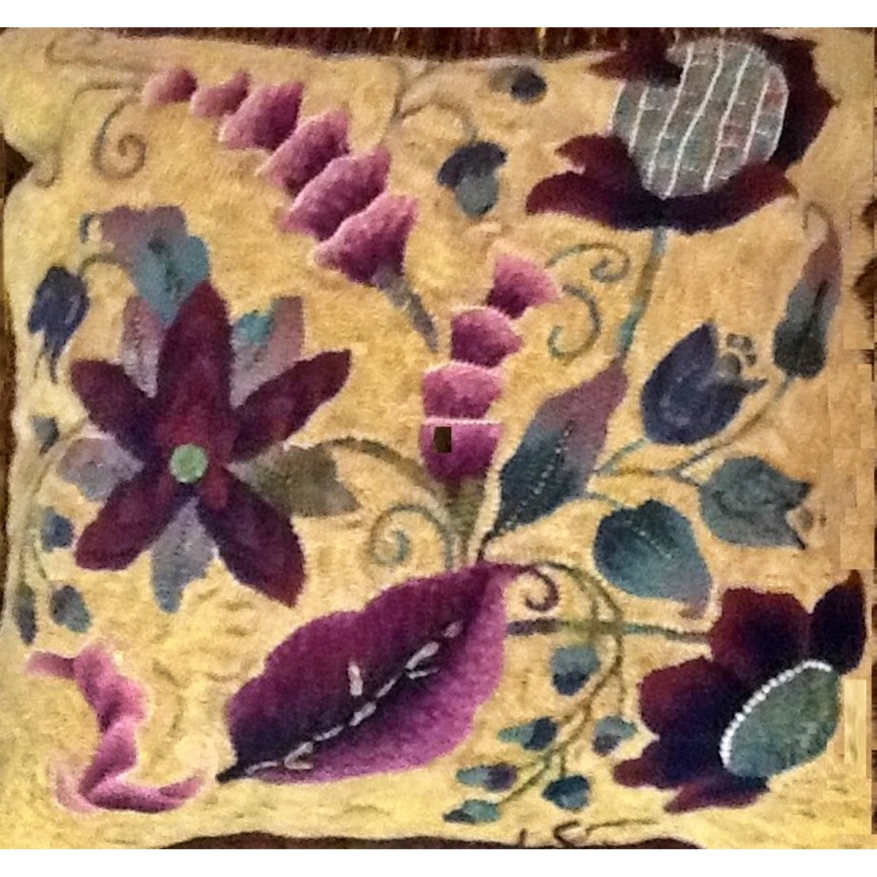 Hampden – Panel A – Large, rug hooked by Cindy Irwin